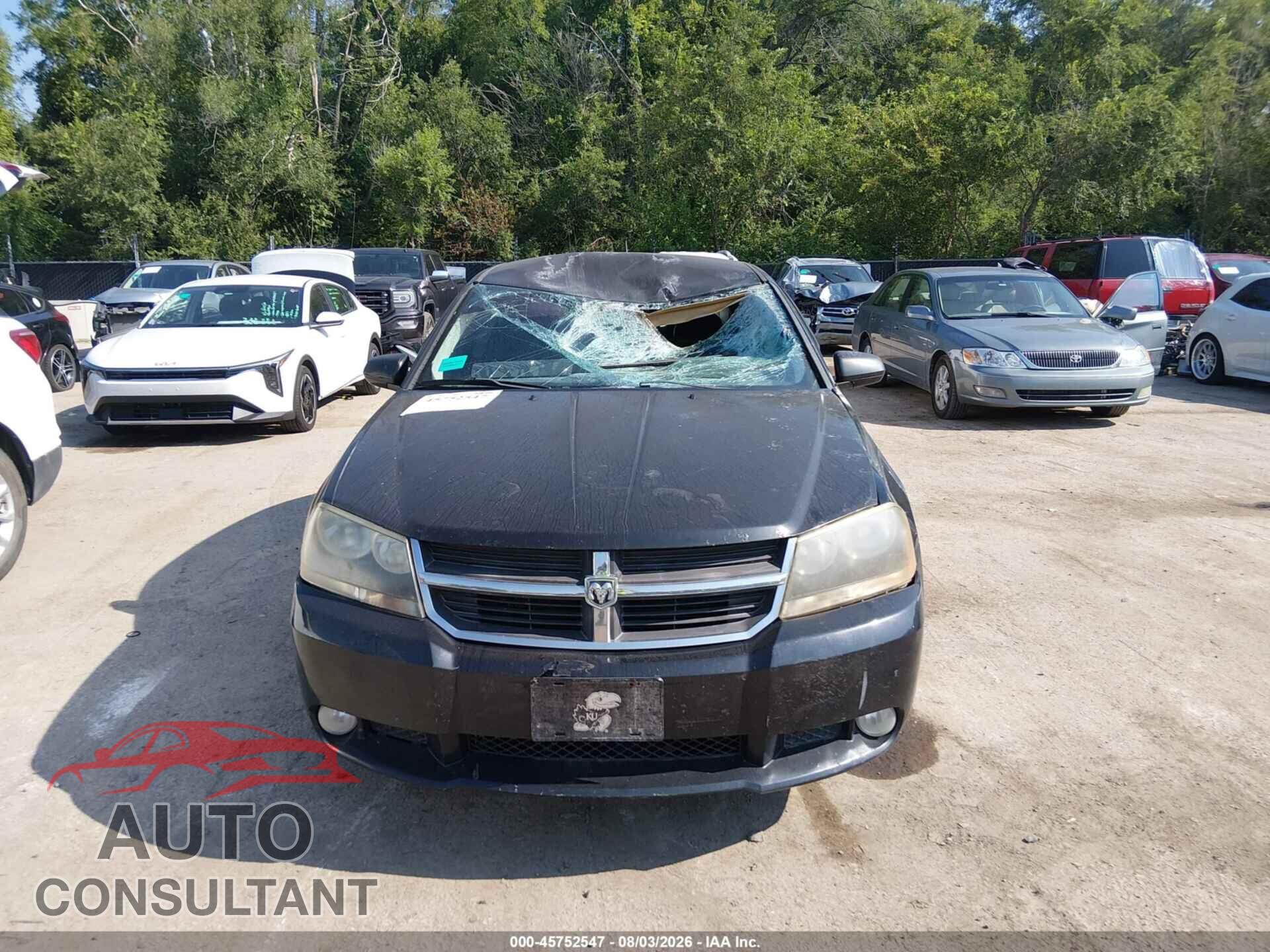 DODGE AVENGER 2010 - 1B3CC5FB4AN184097