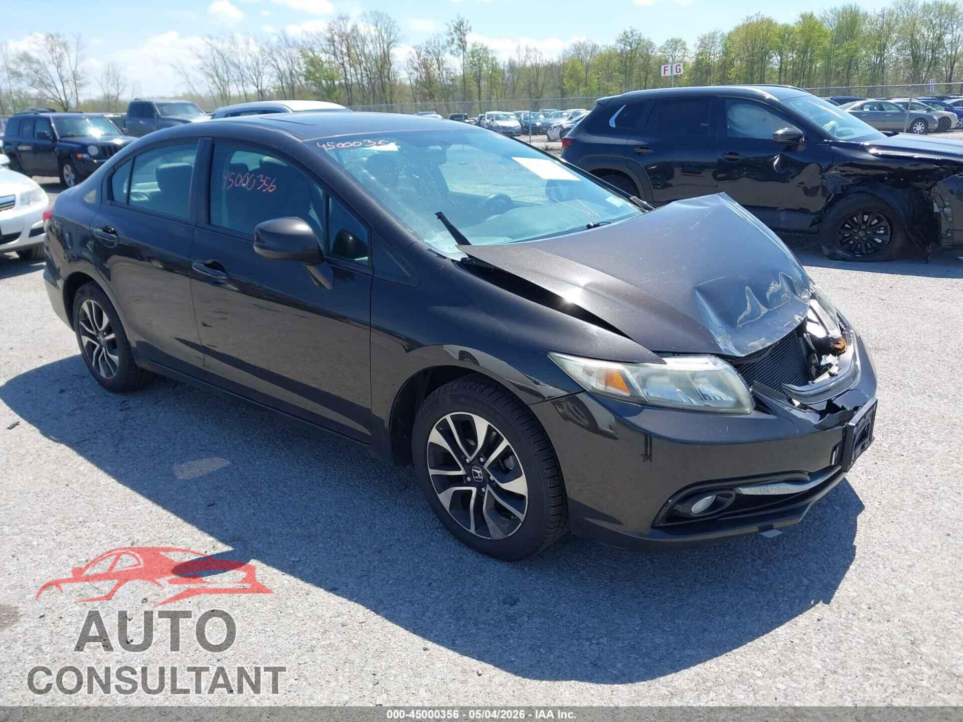 HONDA CIVIC 2013 - 19XFB2F94DE263255
