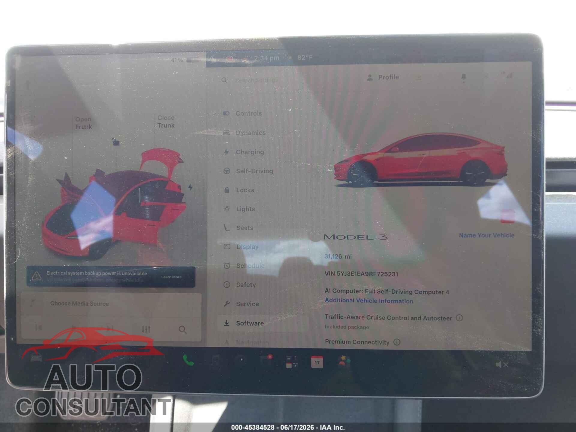 TESLA MODEL 3 2024 - 5YJ3E1EA9RF725231