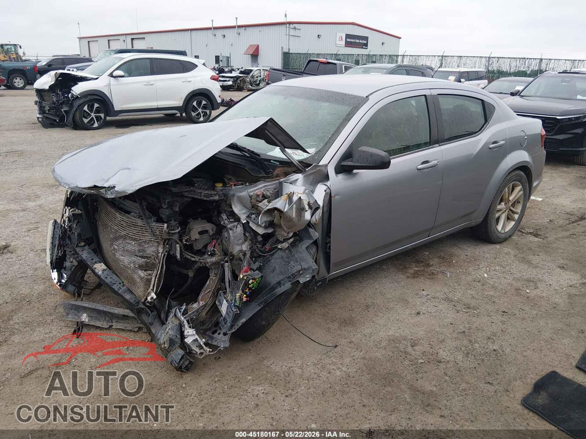 DODGE AVENGER 2013 - 1C3CDZCB1DN556723