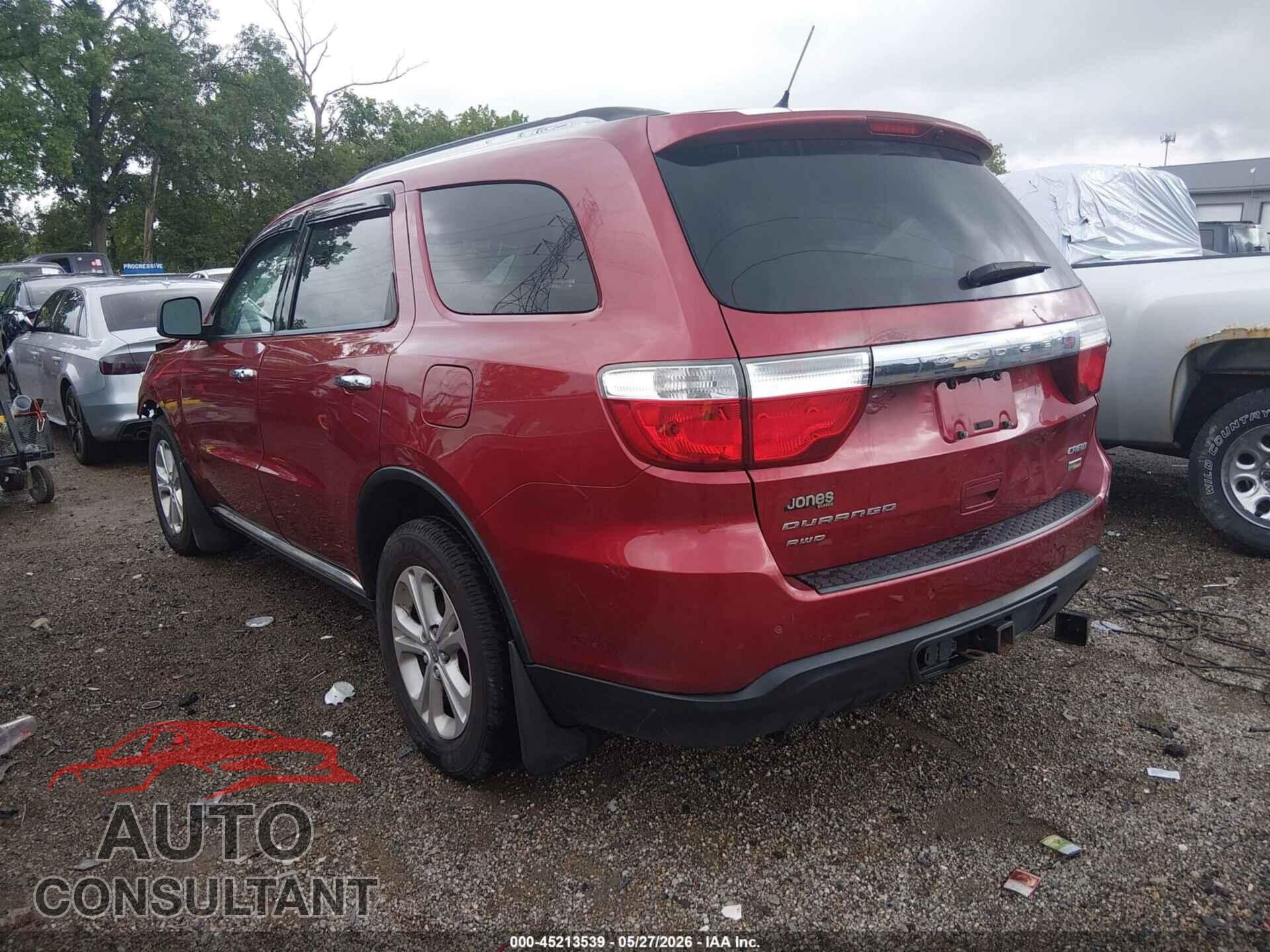 DODGE DURANGO 2013 - 1C4RDJDG4DC700911