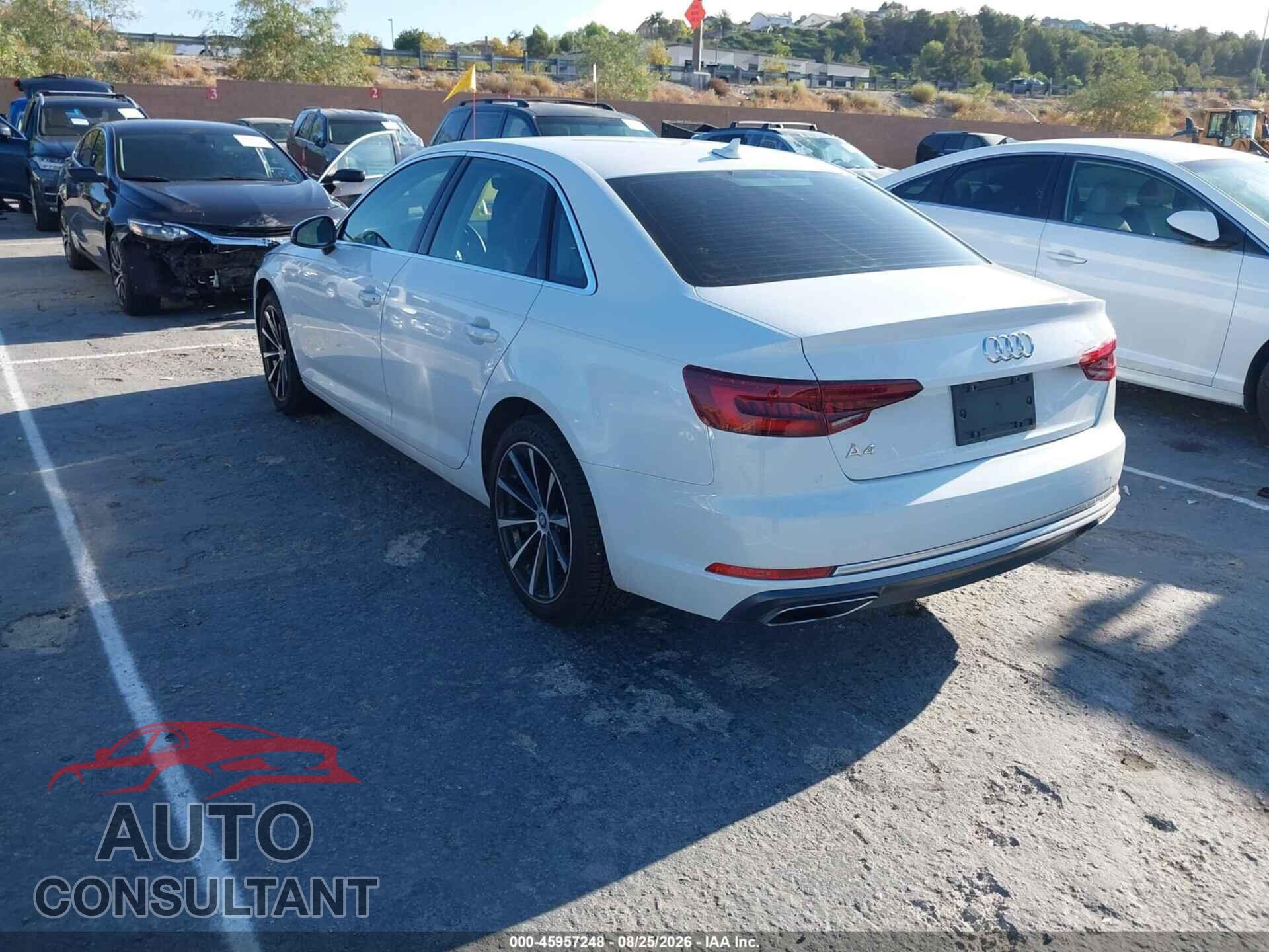 AUDI A4 2019 - WAUGMAF46KA058255