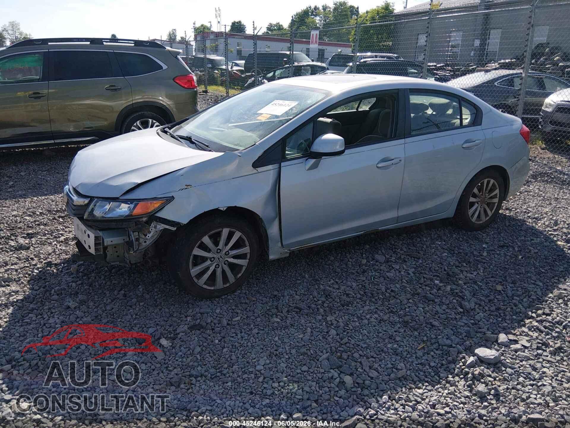 HONDA CIVIC 2012 - 2HGFB2F86CH520654