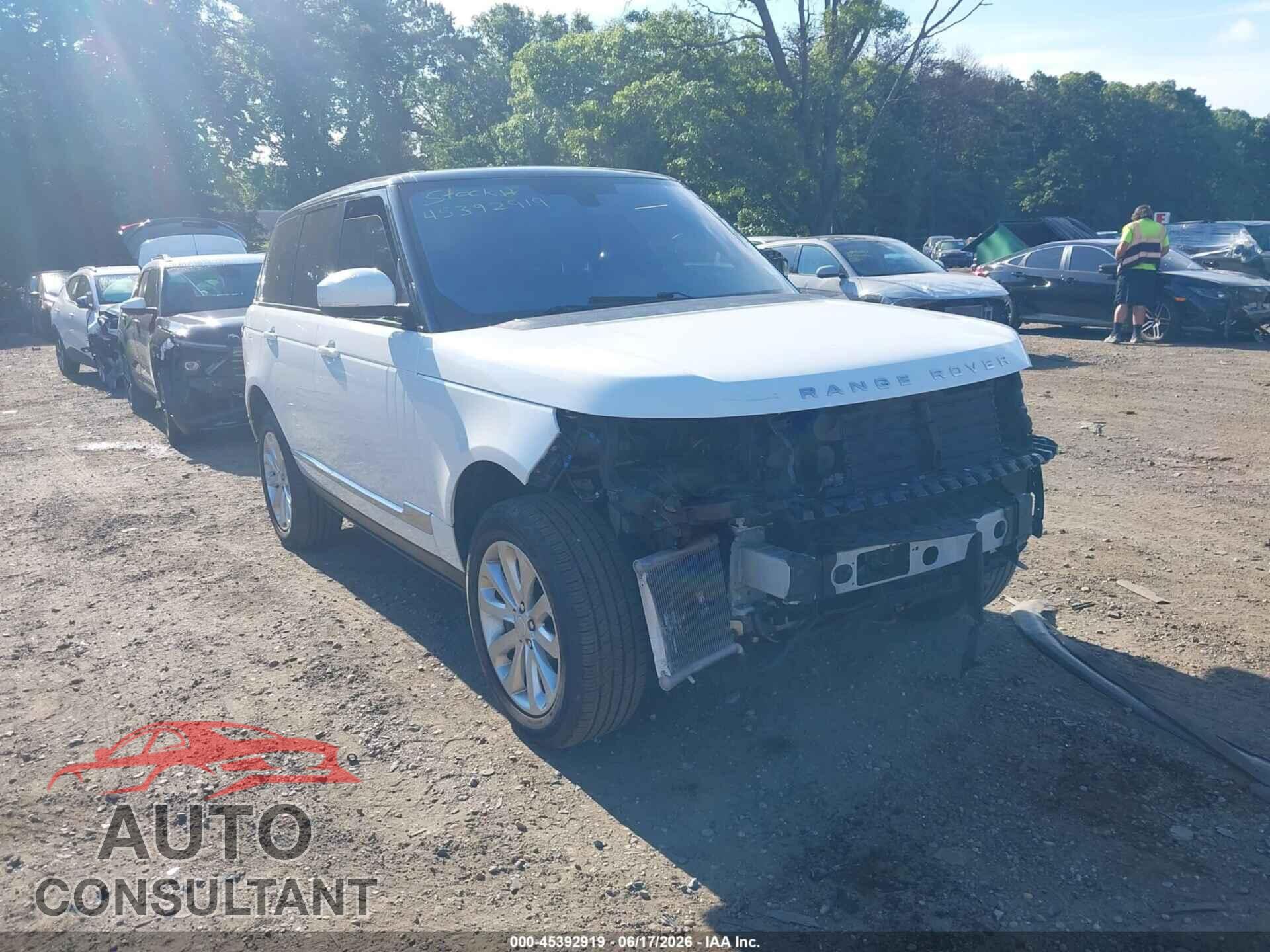 LAND ROVER RANGE ROVER 2016 - SALGS2PF8GA313650