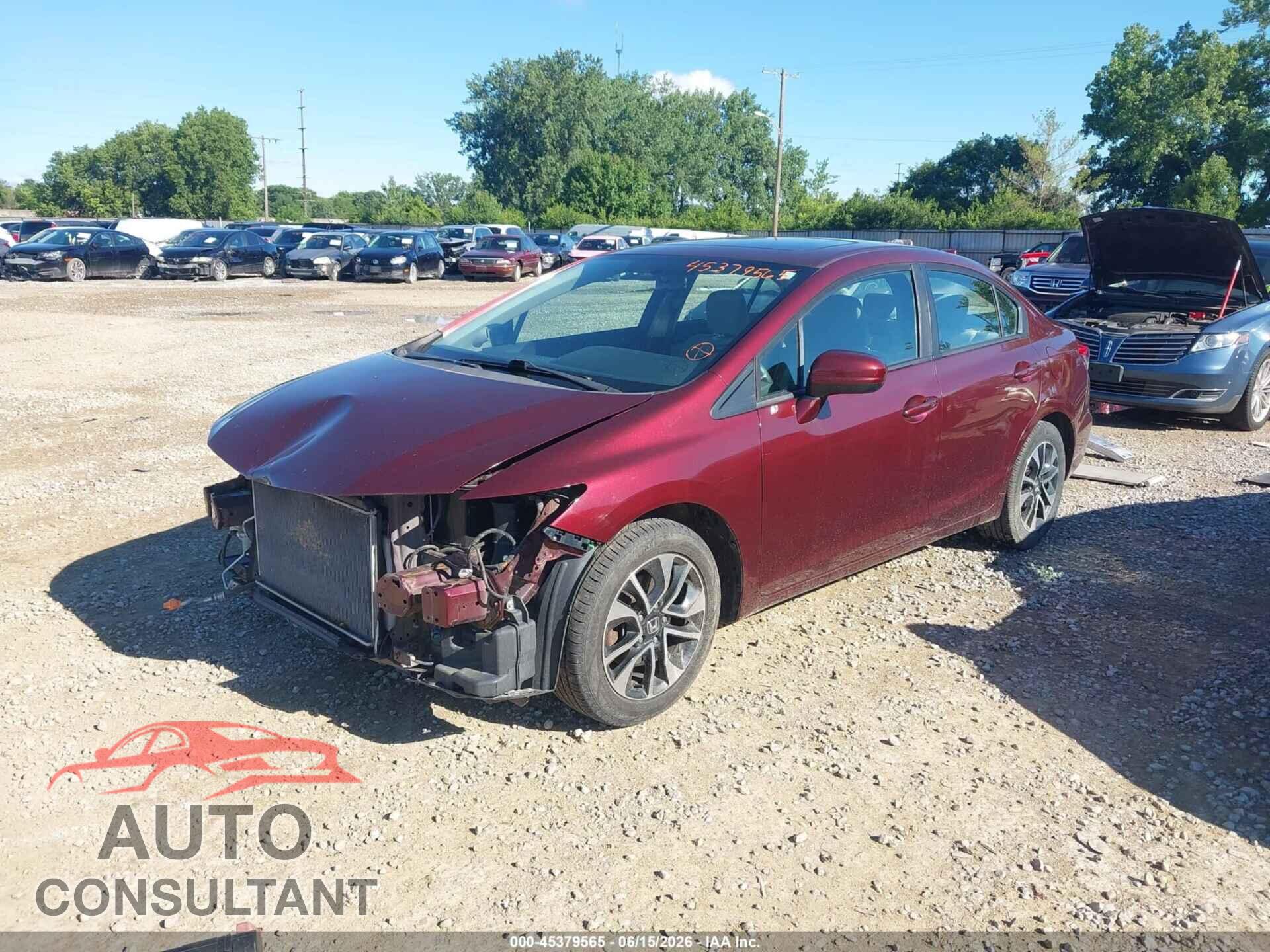 HONDA CIVIC 2014 - 19XFB2F83EE022425