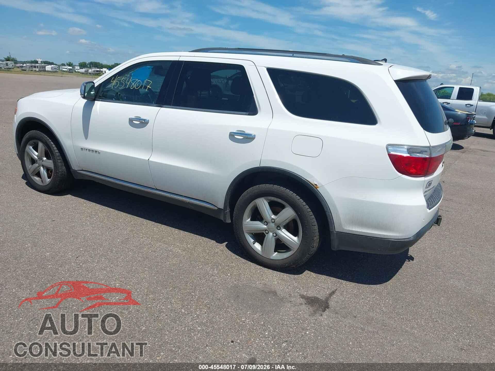 DODGE DURANGO 2013 - 1C4RDJEG5DC674995
