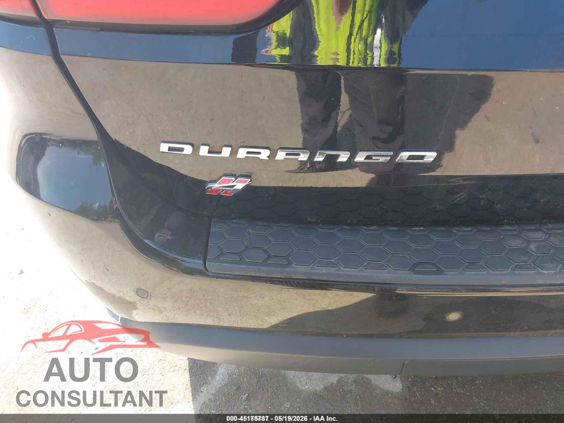 DODGE DURANGO 2019 - 1C4RDJAG9KC744422