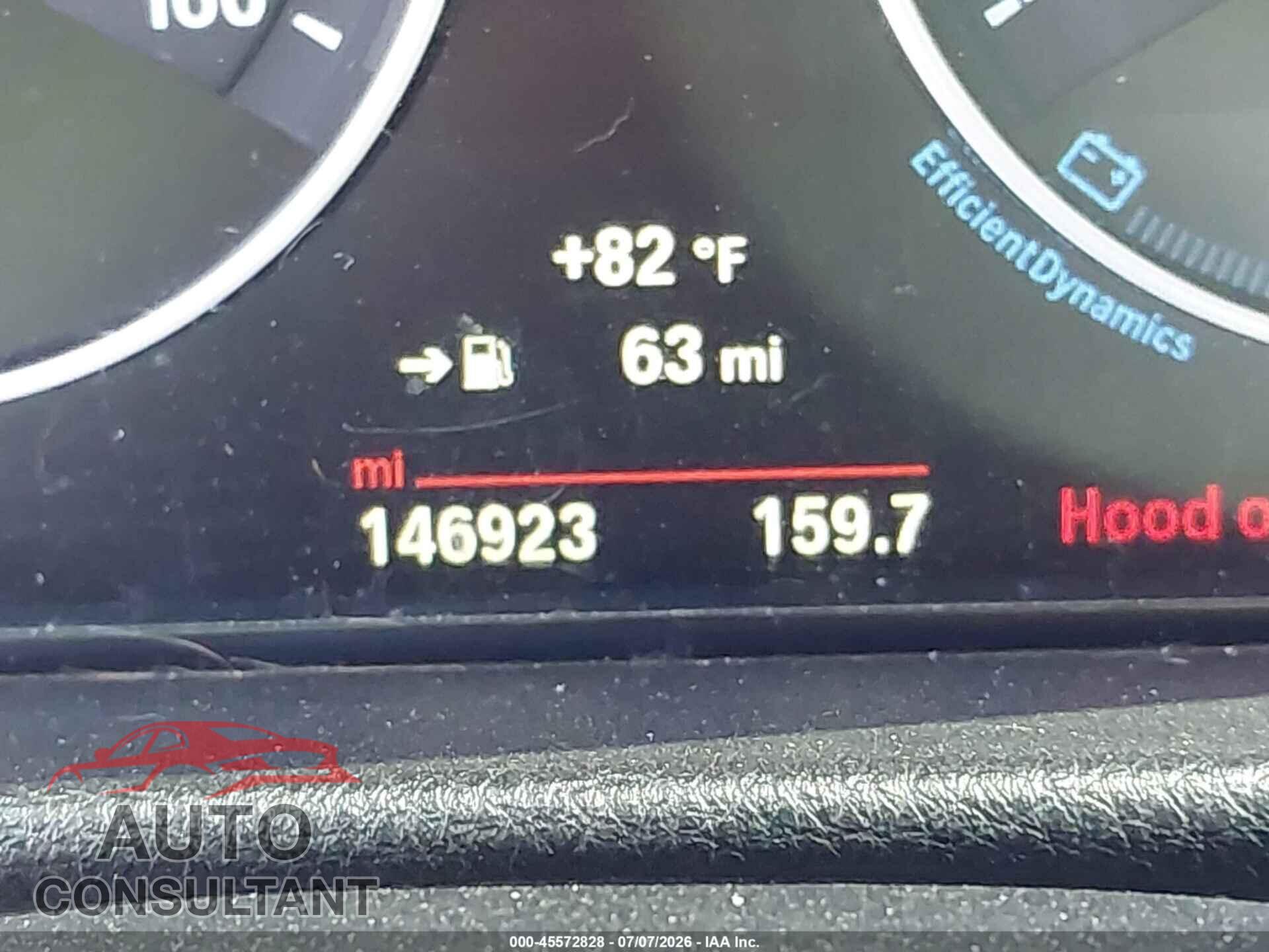 BMW 328I 2016 - WBA8E3G54GNU05439