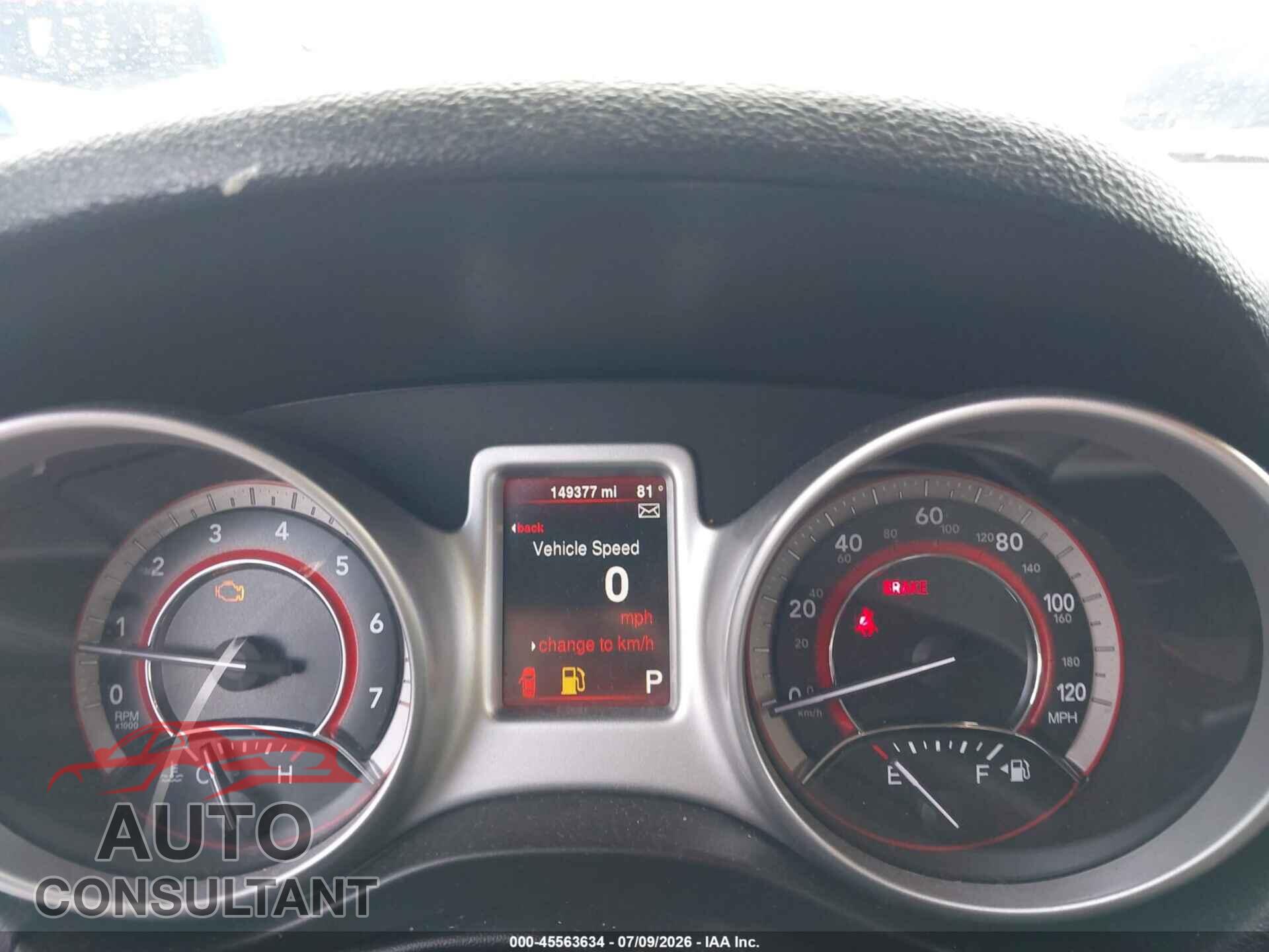 DODGE JOURNEY 2014 - 3C4PDCAB3ET257152