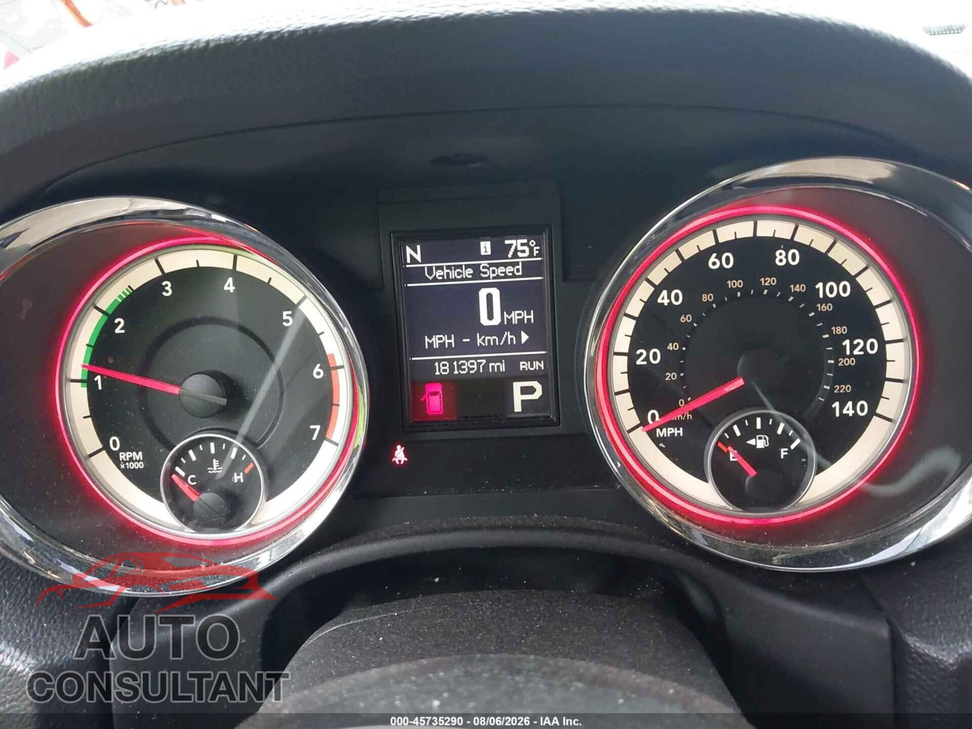 DODGE DURANGO 2013 - 1C4SDJET3DC681247