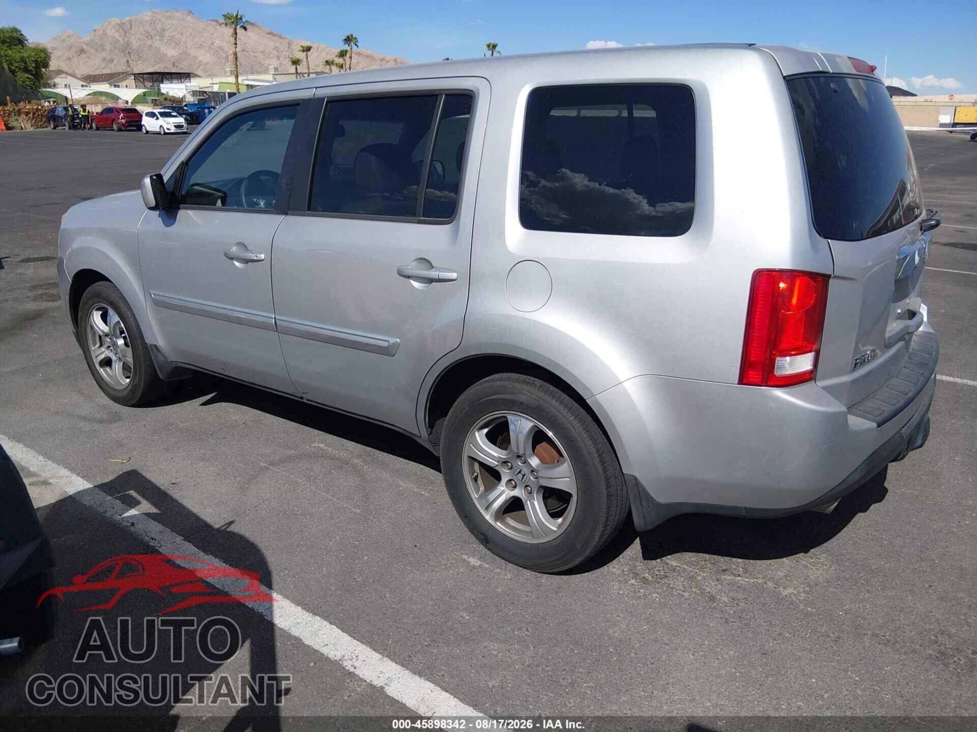 HONDA PILOT 2012 - 5FNYF4H53CB048851