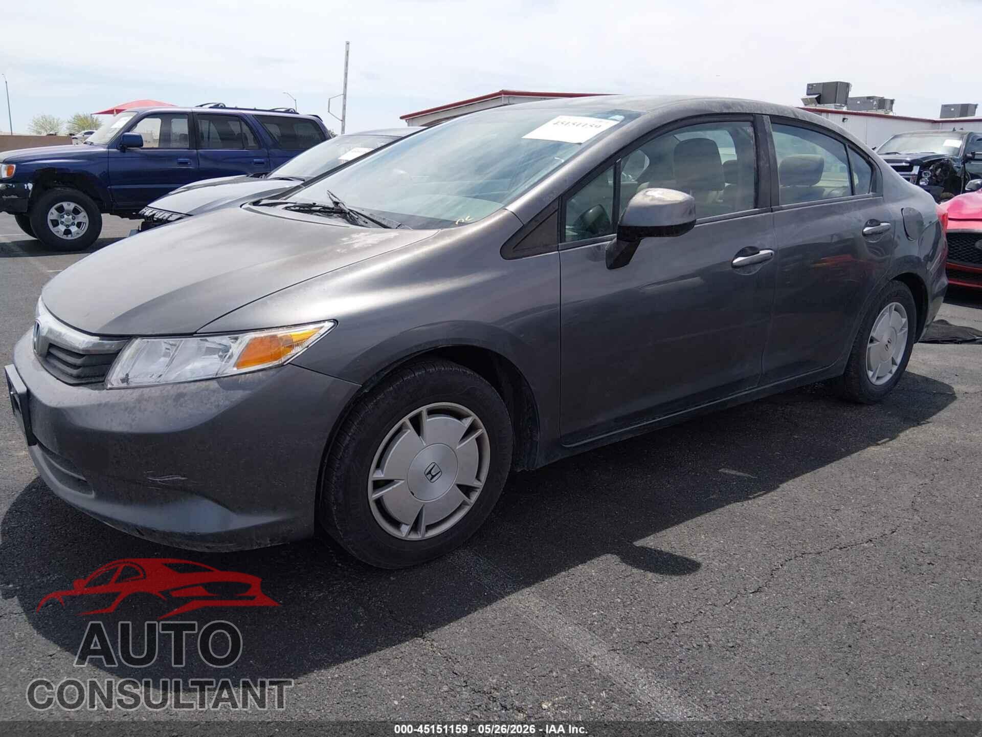 HONDA CIVIC 2012 - 2HGFB2F68CH517849