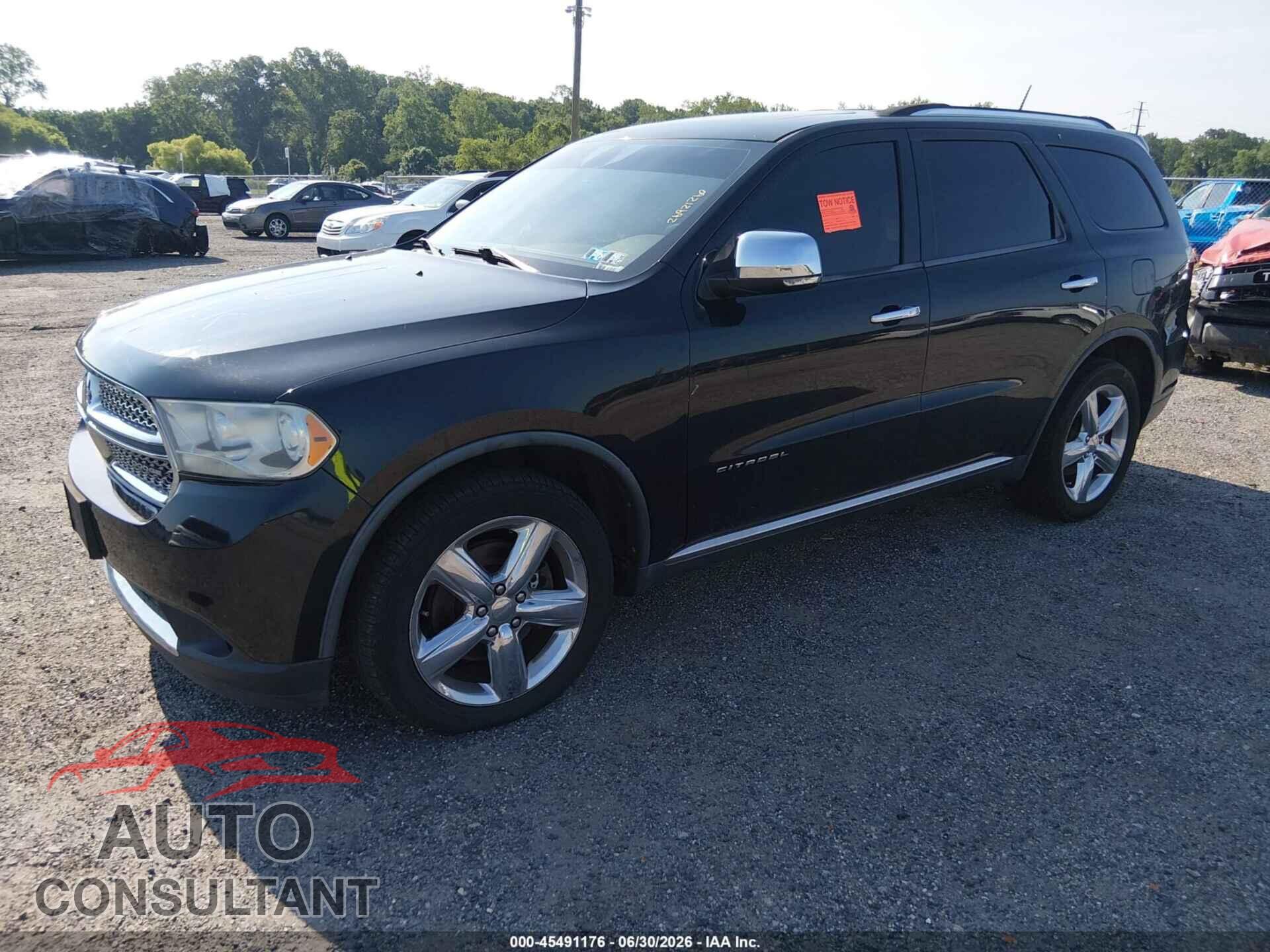 DODGE DURANGO 2012 - 1C4SDJET1CC152359