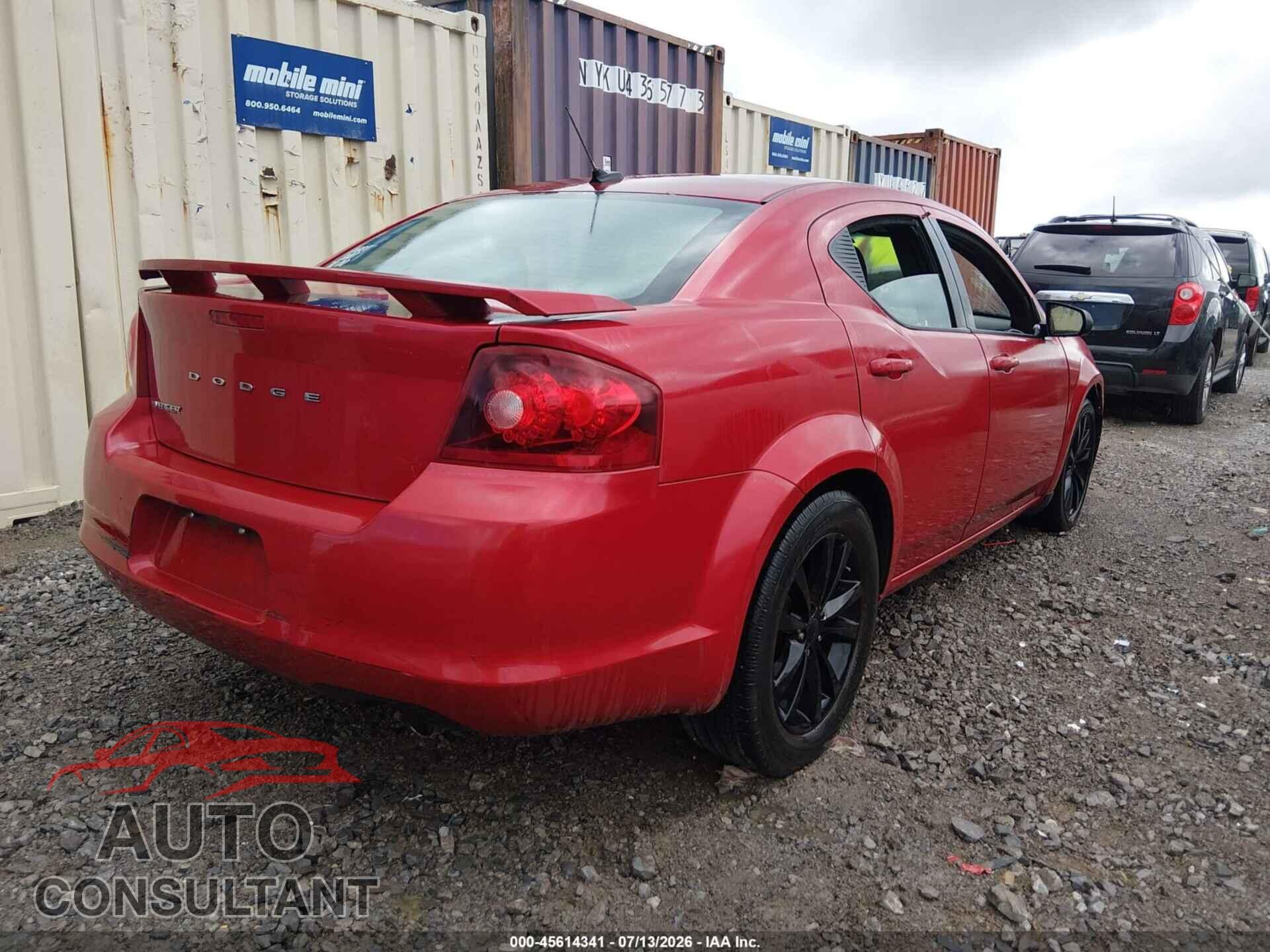 DODGE AVENGER 2014 - 1C3CDZAG2EN149462