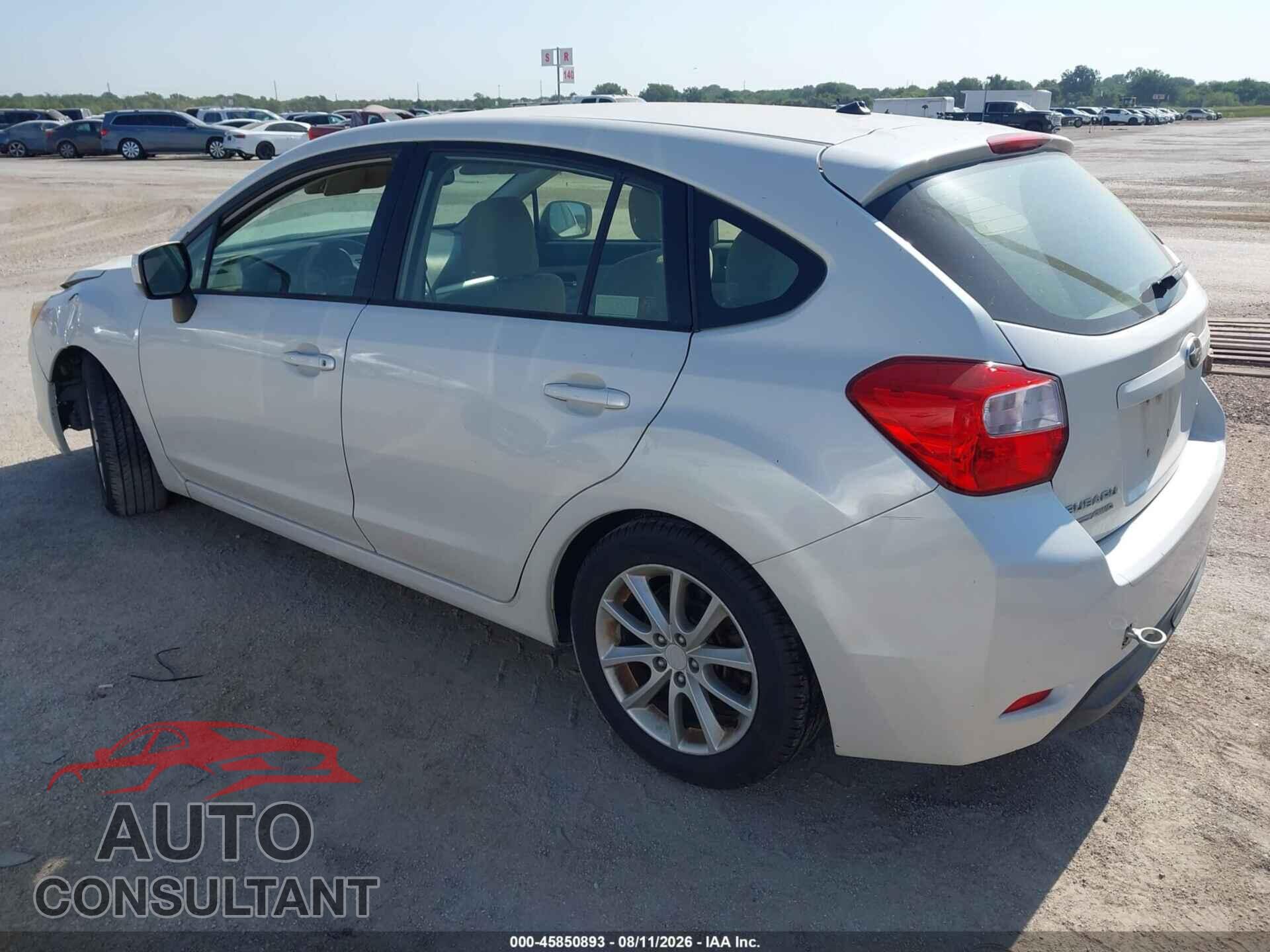 SUBARU IMPREZA 2014 - JF1GPAC68E8262802