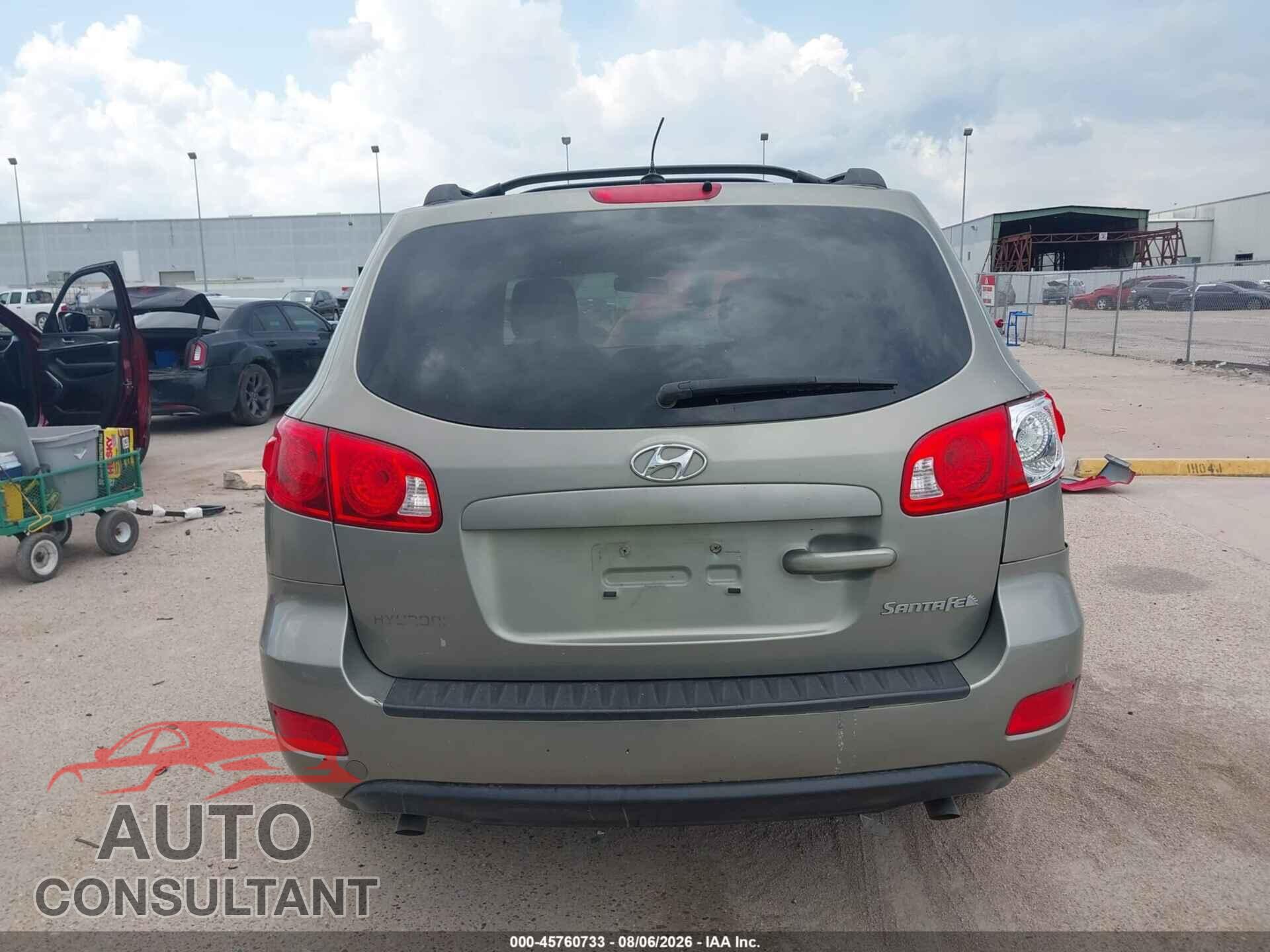 HYUNDAI SANTA FE 2009 - 5NMSG13D69H257248