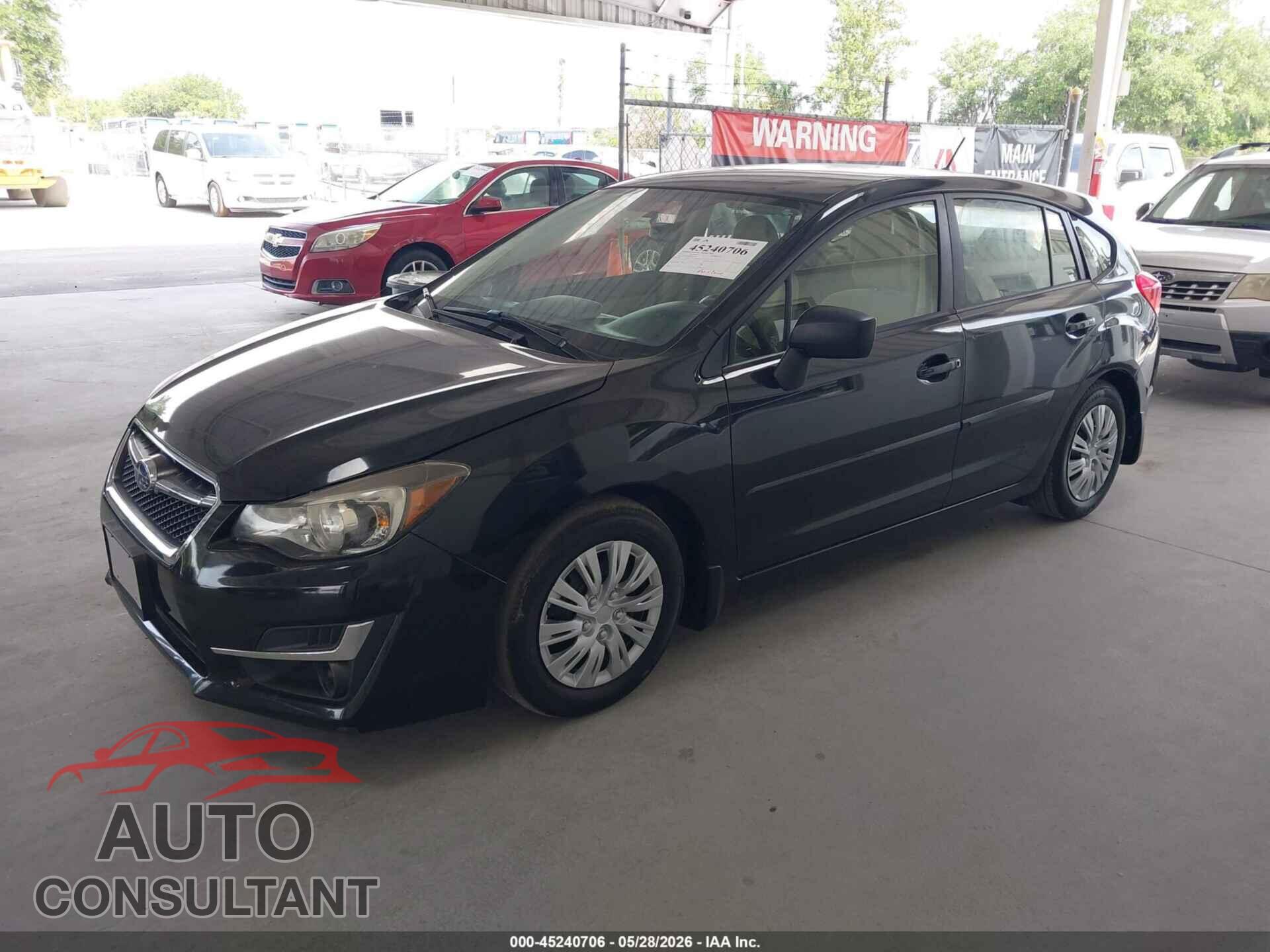 SUBARU IMPREZA 2016 - JF1GPAA63G9214978