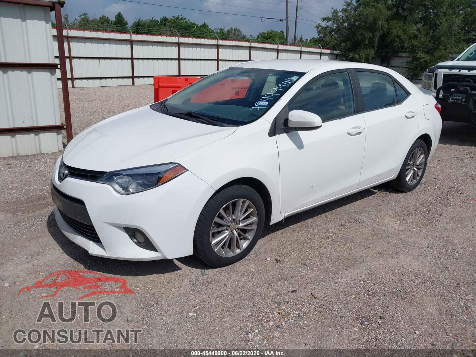 TOYOTA COROLLA 2015 - 5YFBURHE5FP356329