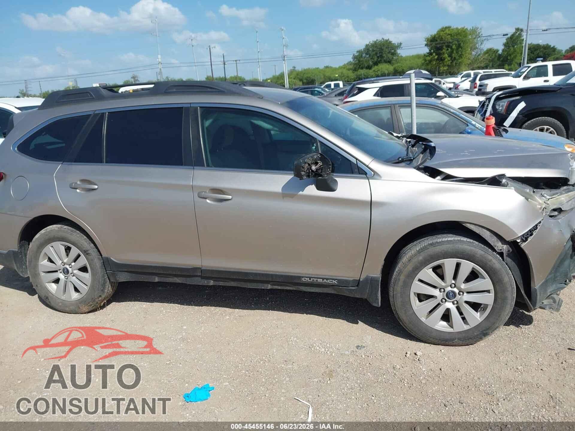 SUBARU OUTBACK 2018 - 4S4BSAAC3J3312231