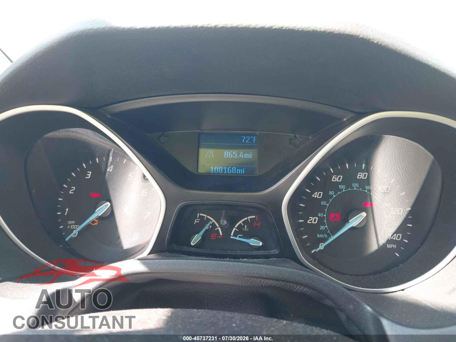 FORD FOCUS 2014 - 1FADP3E20EL458335