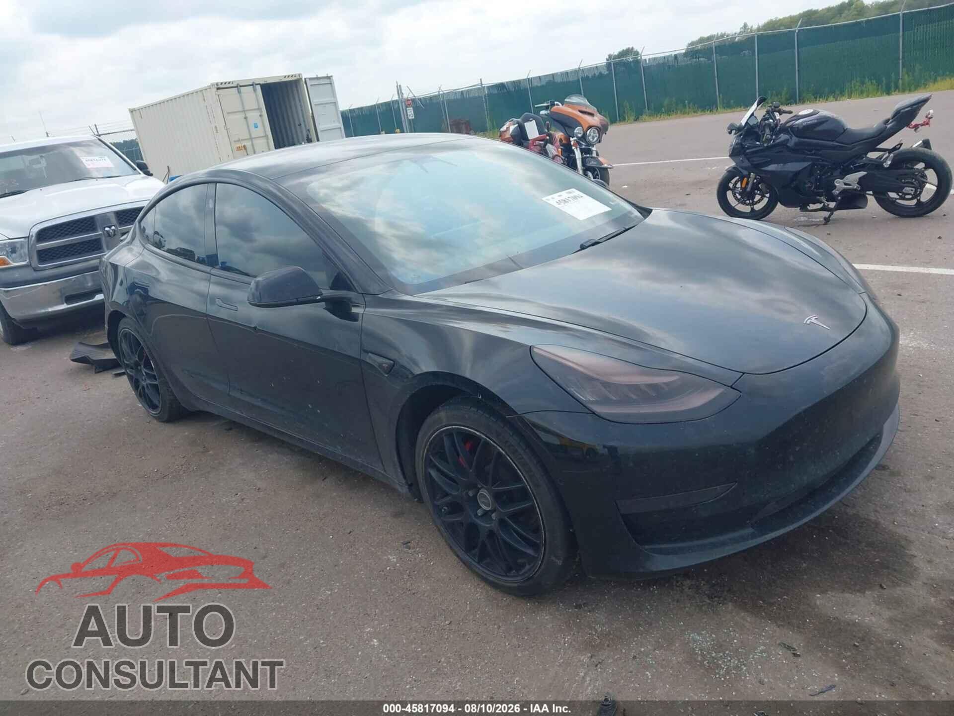 TESLA MODEL 3 2019 - 5YJ3E1EB4KF453377