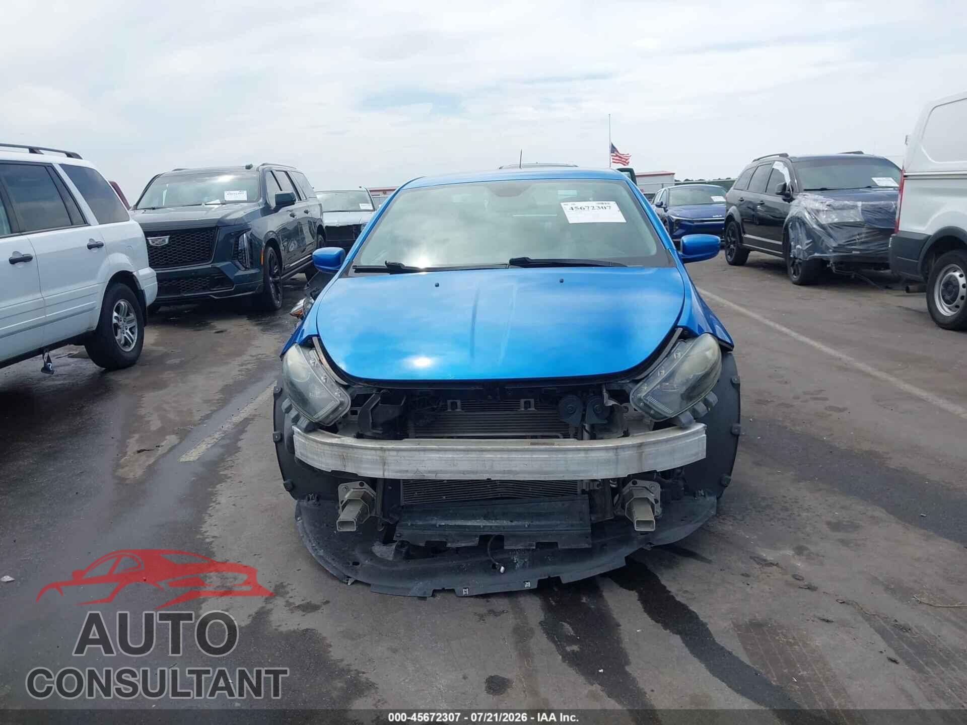 DODGE DART 2015 - 1C3CDFBB5FD362494