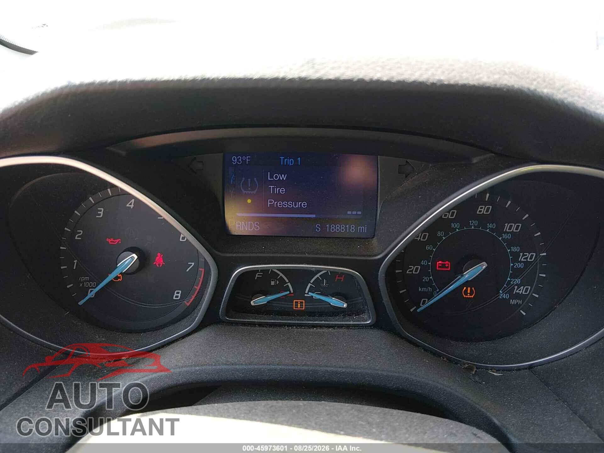 FORD FOCUS 2013 - 1FADP3F26DL183745