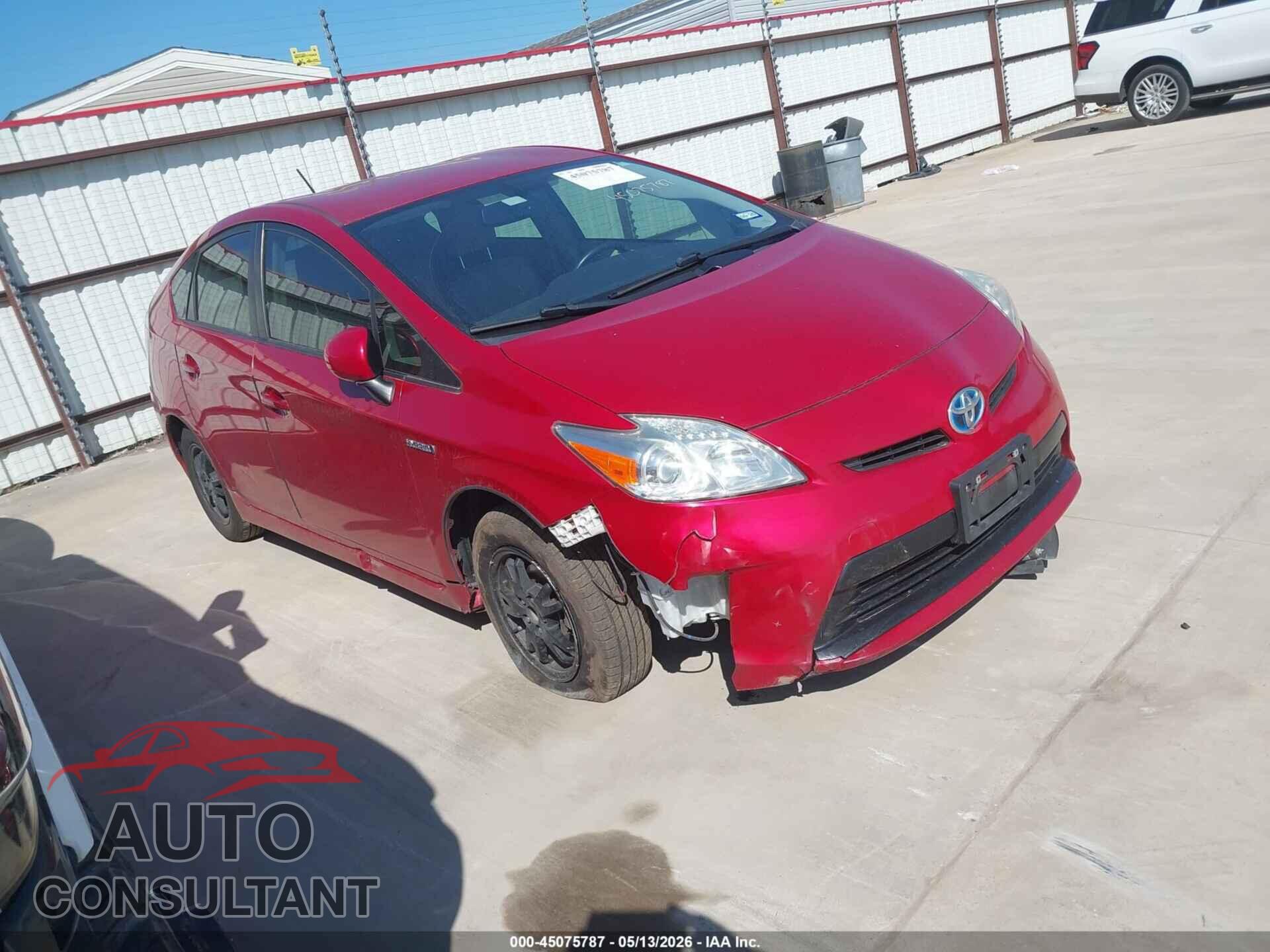 TOYOTA PRIUS 2015 - JTDKN3DU4F0444581