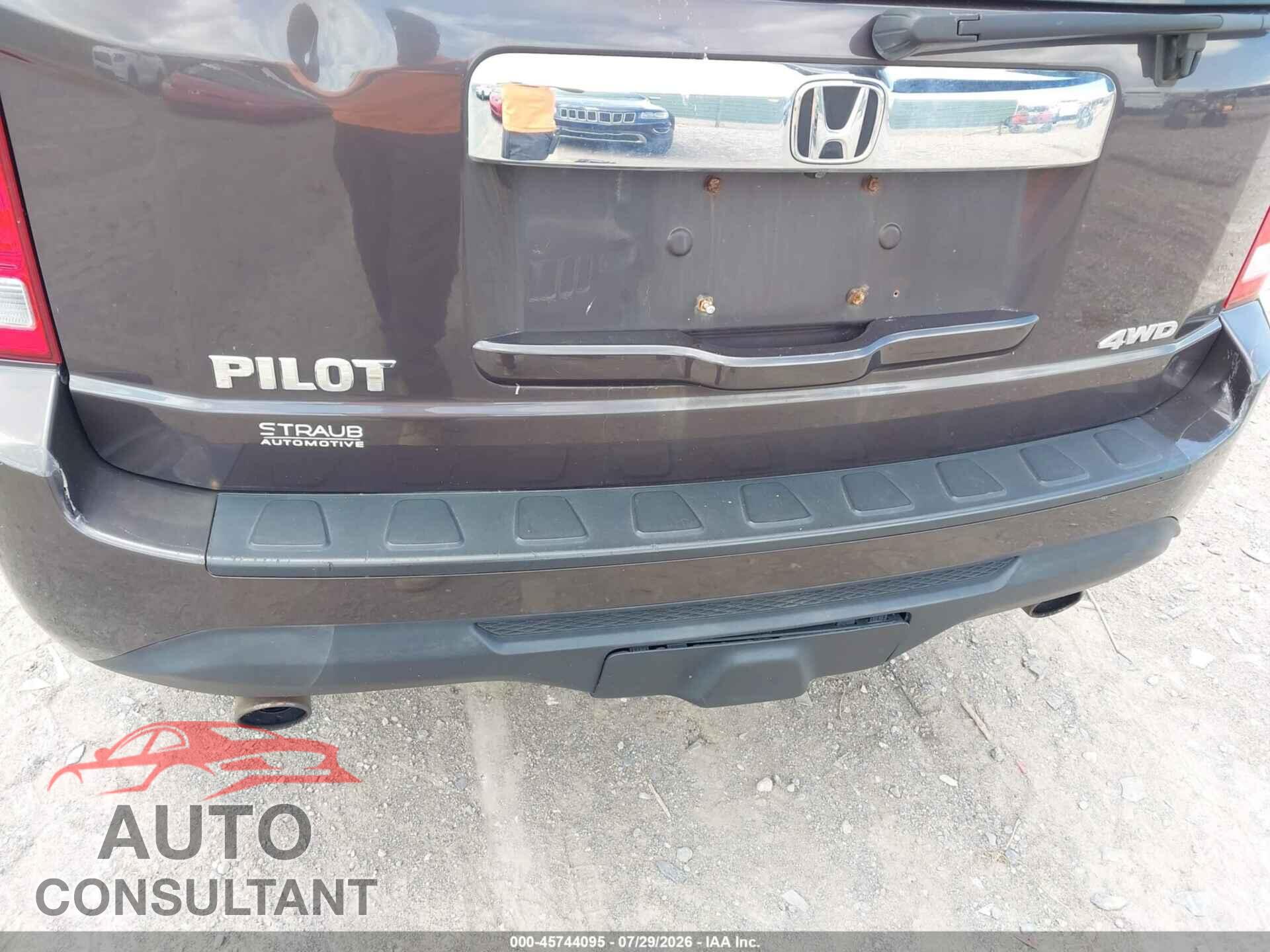 HONDA PILOT 2013 - 5FNYF4H54DB013656