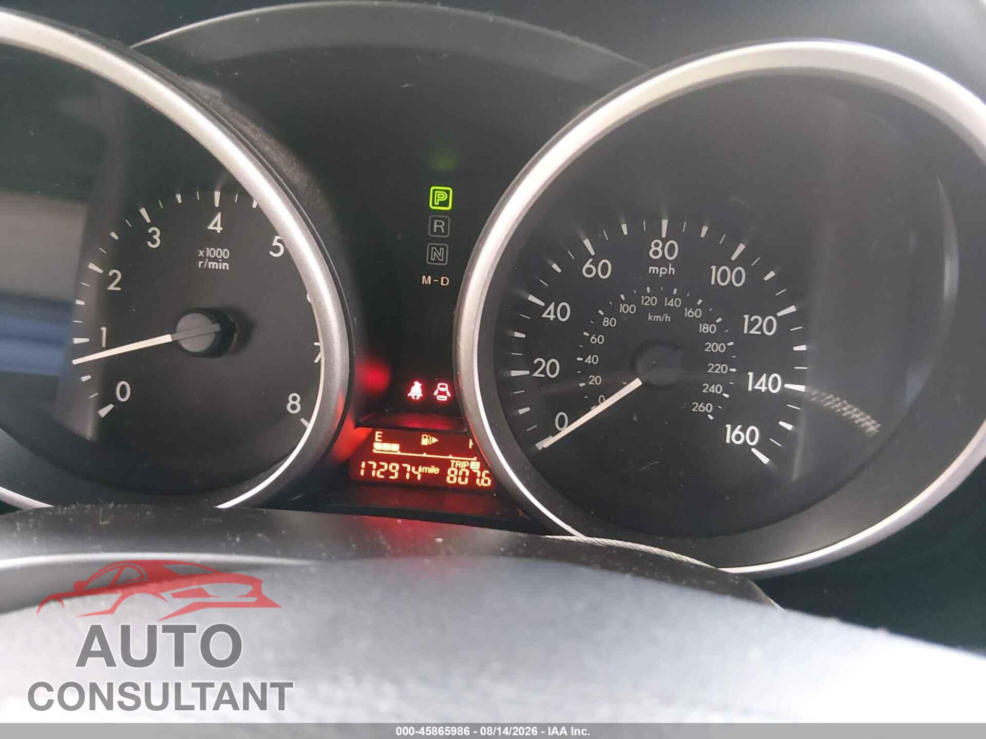 MAZDA MAZDA5 2012 - JM1CW2CL5C0133807