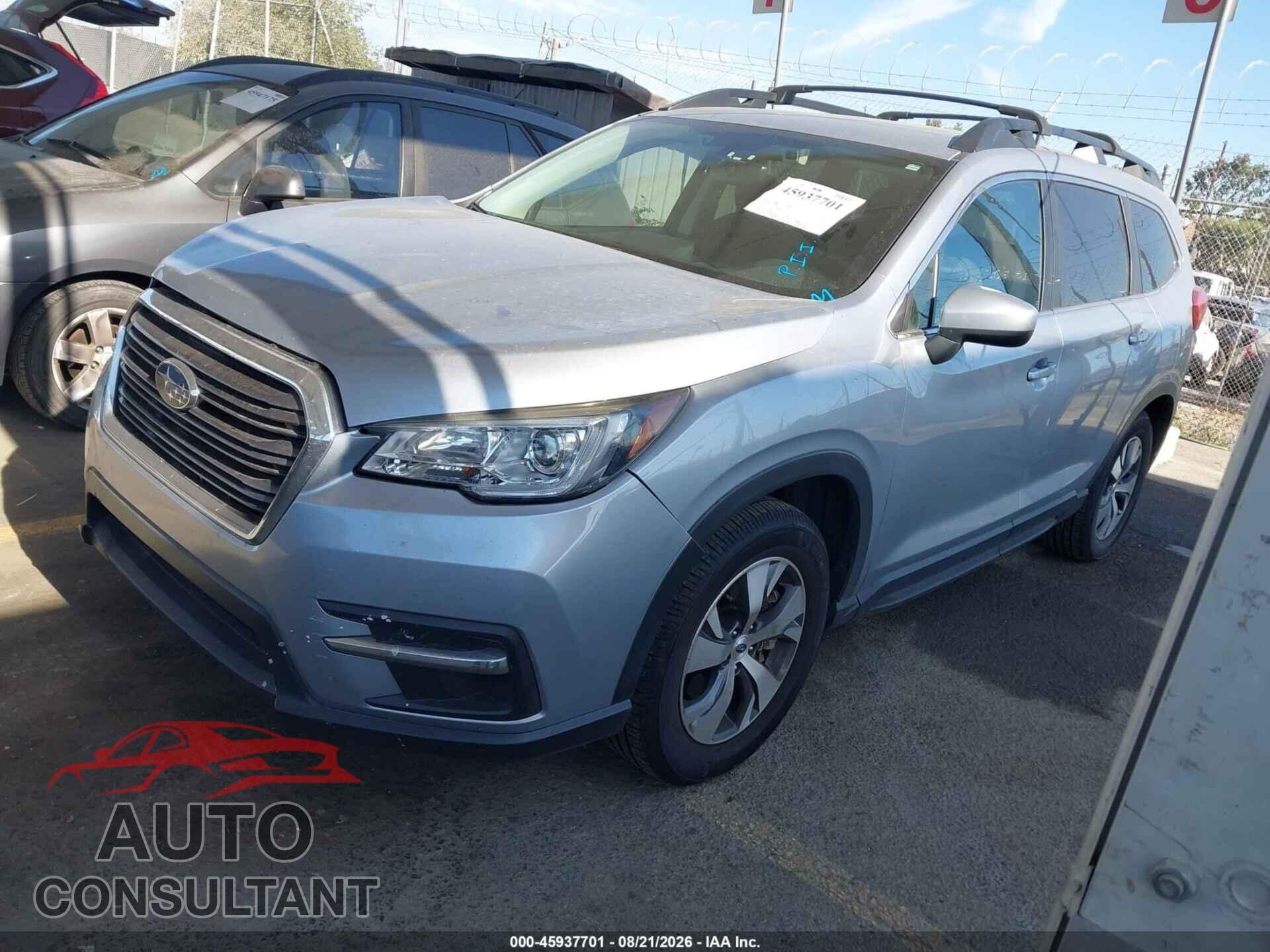 SUBARU ASCENT 2019 - 4S4WMACD3K3444148