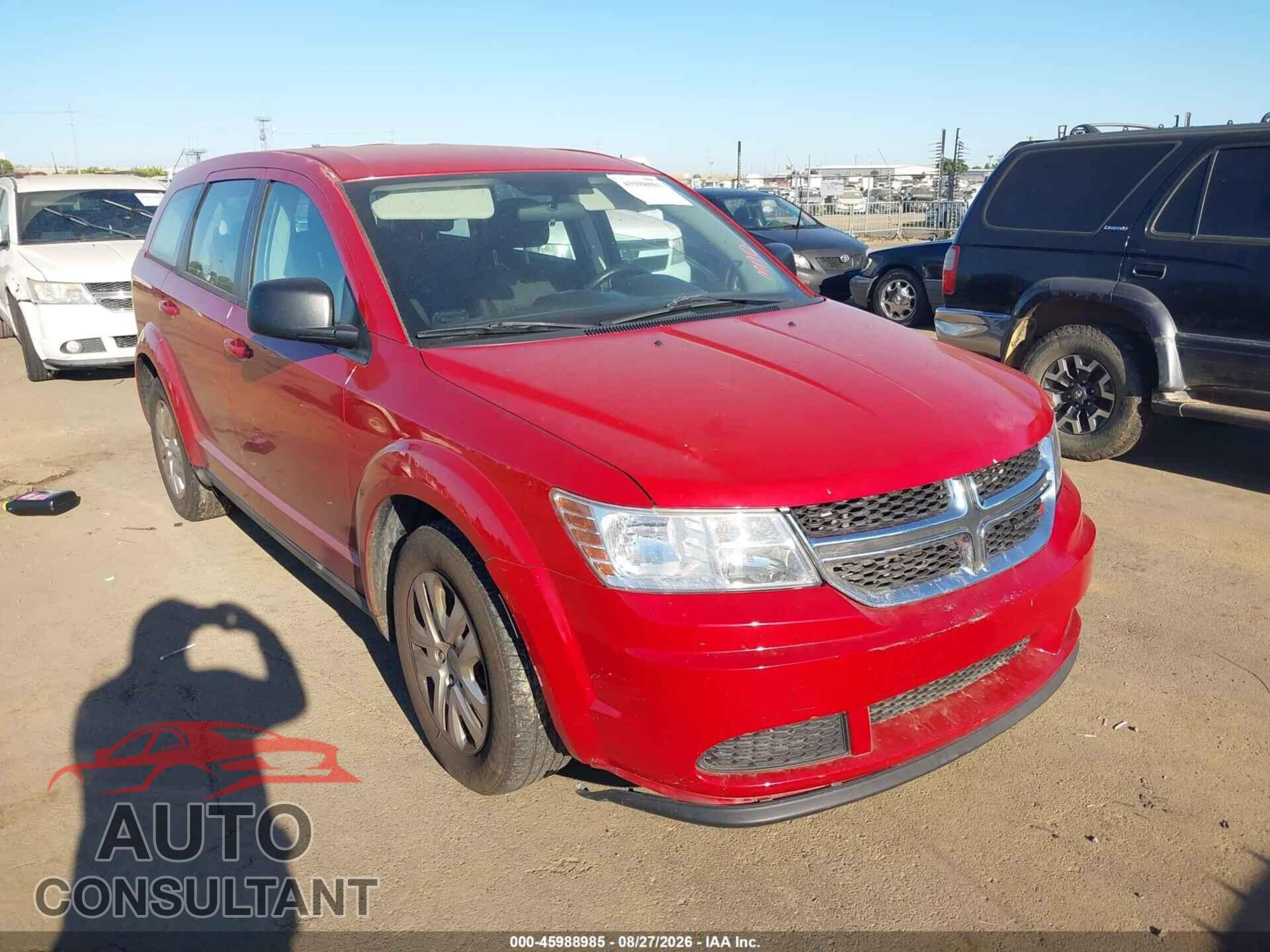 DODGE JOURNEY 2014 - 3C4PDCAB0ET258792