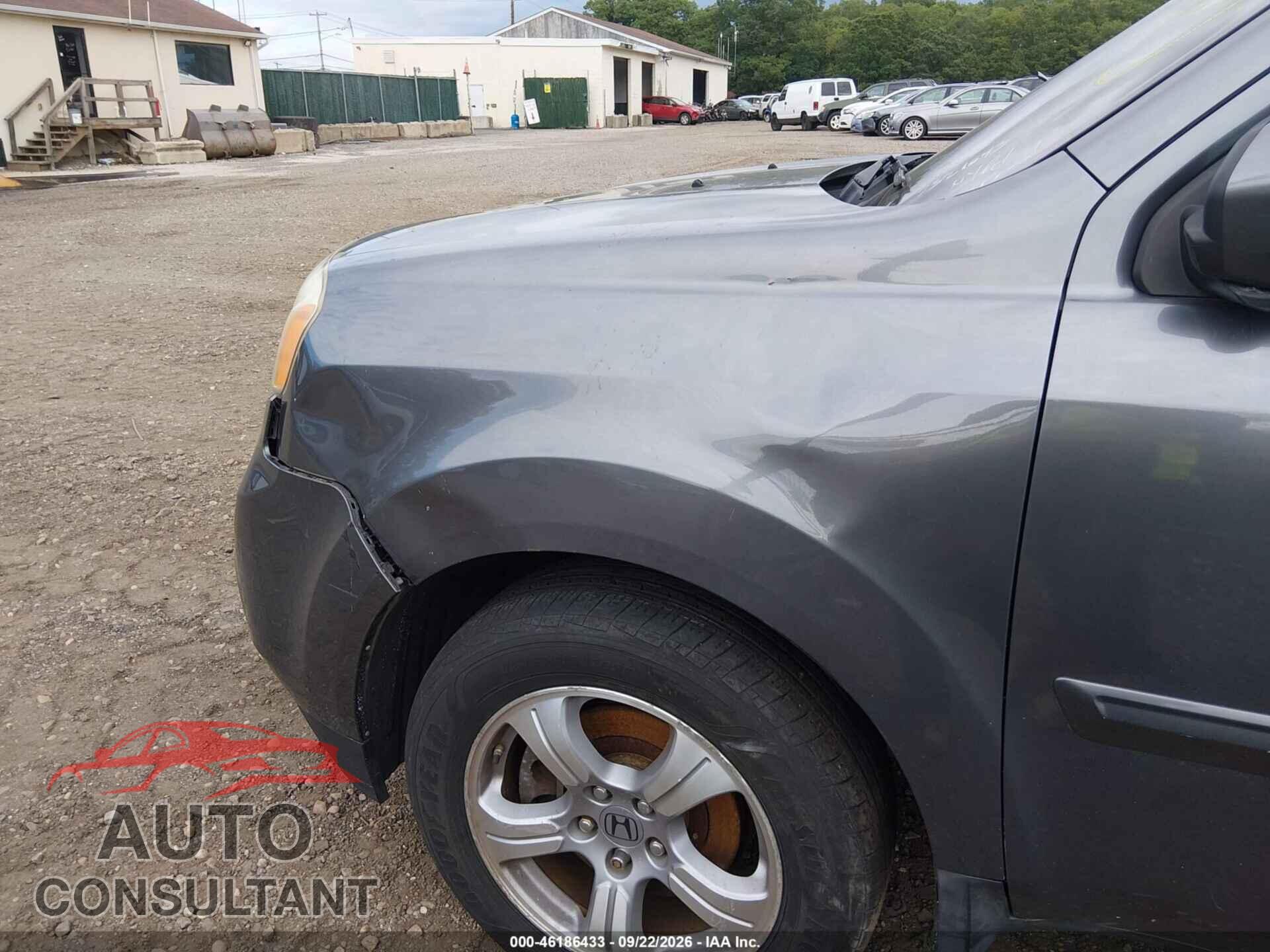 HONDA PILOT 2012 - 5FNYF4H42CB017968