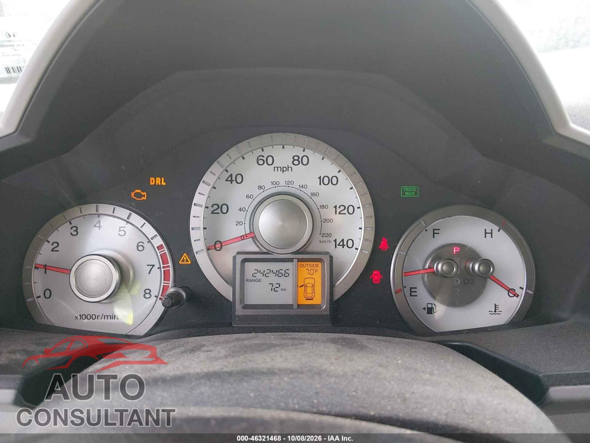 HONDA PILOT 2011 - 5FNYF4H58BB093587