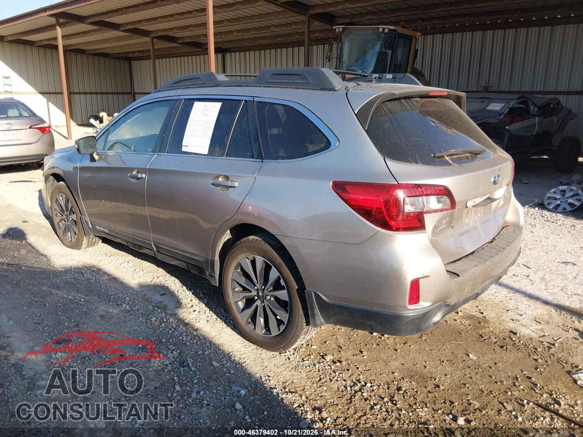 SUBARU OUTBACK 2015 - 4S4BSELC8F3214565