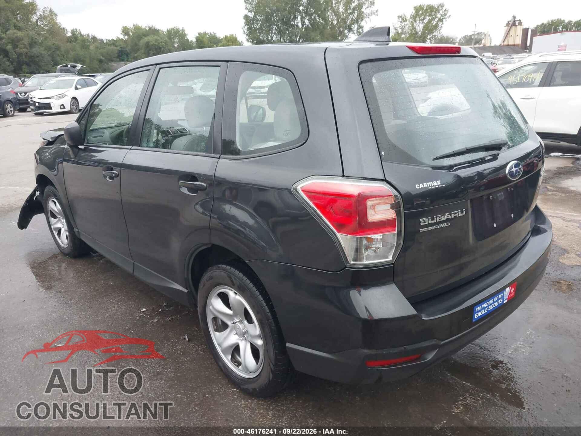SUBARU FORESTER 2017 - JF2SJAAC2HH515987