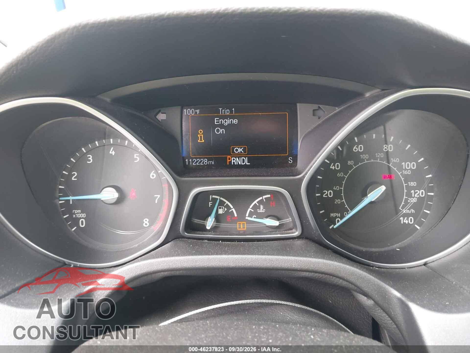 FORD FOCUS 2016 - 1FADP3F23GL252587