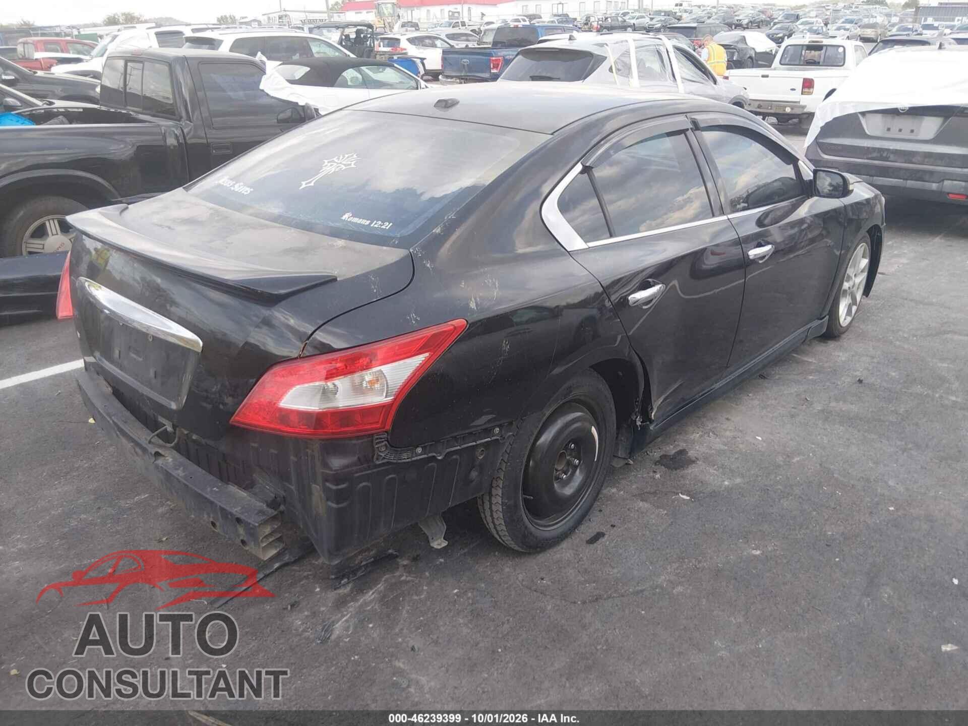 NISSAN MAXIMA 2011 - 1N4AA5APXBC842524