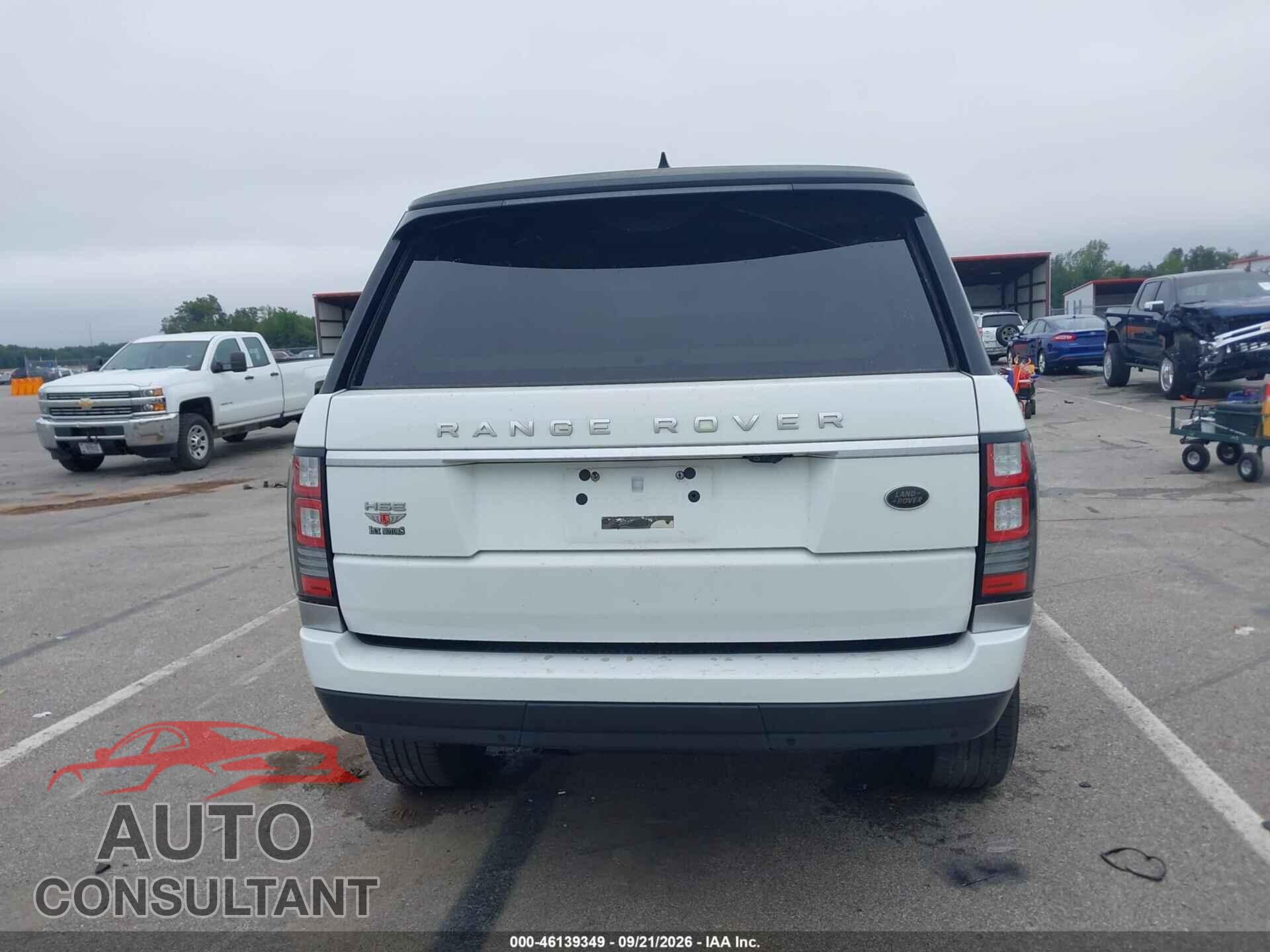 LAND ROVER RANGE ROVER 2017 - SALGS2FV1HA350338