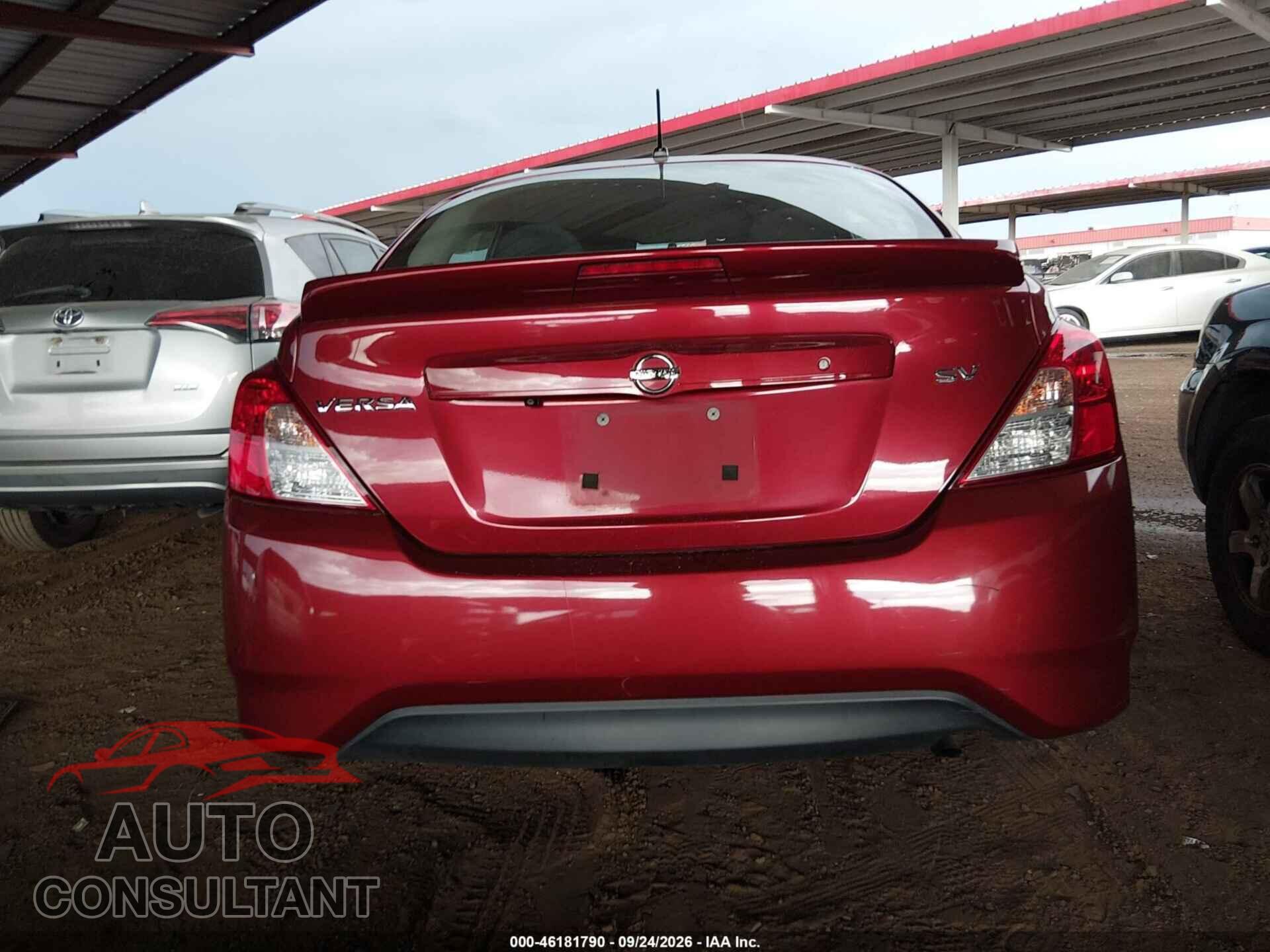 NISSAN VERSA 2019 - 3N1CN7AP3KL856551