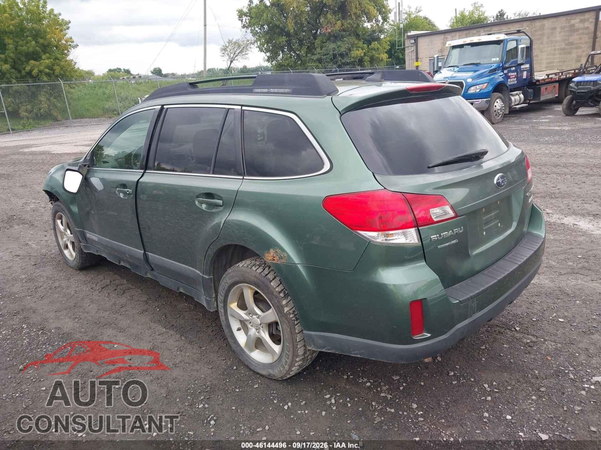 SUBARU OUTBACK 2012 - 4S4BRBKC3C3249313