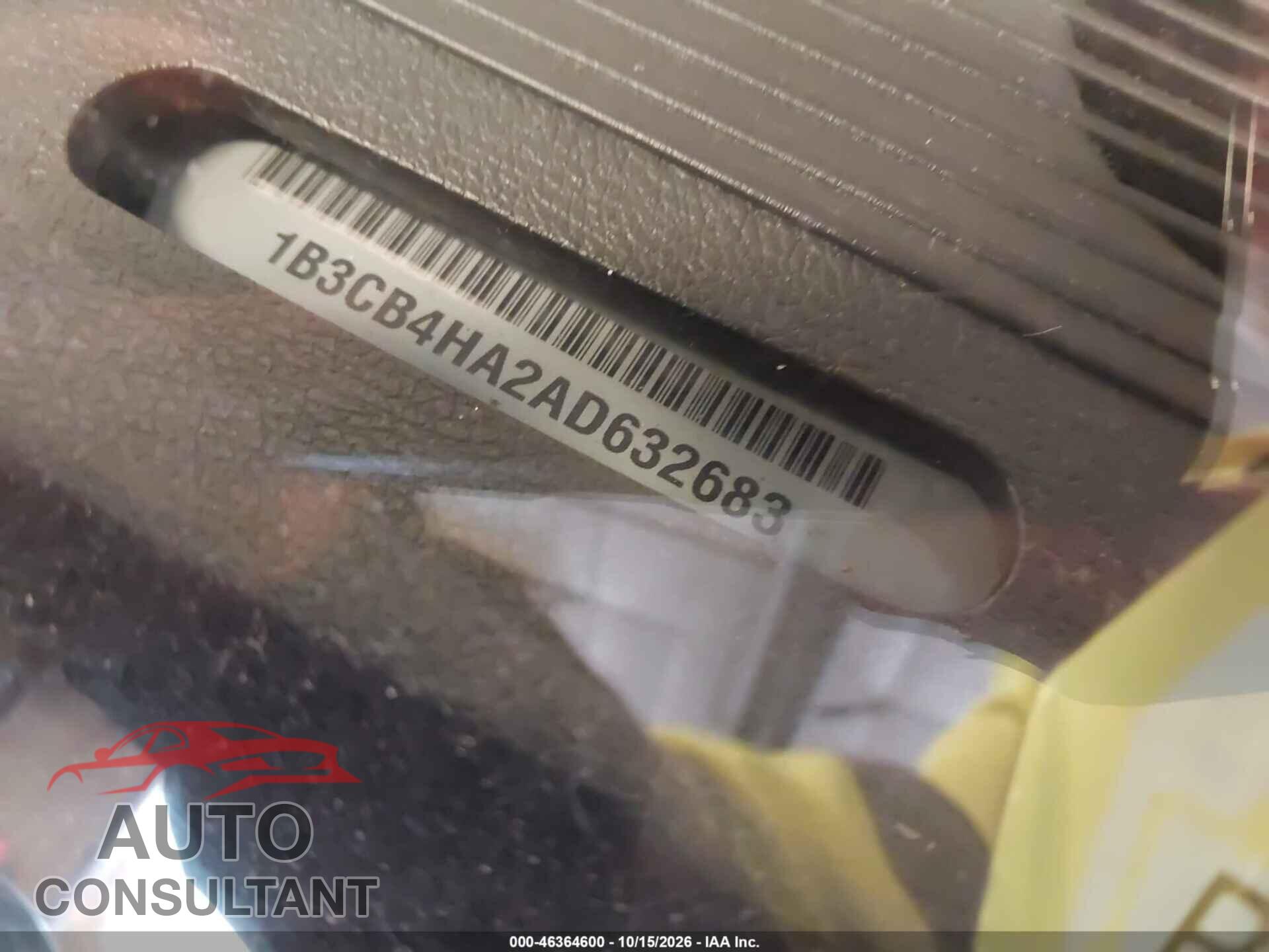 DODGE CALIBER 2010 - 1B3CB4HA2AD632683