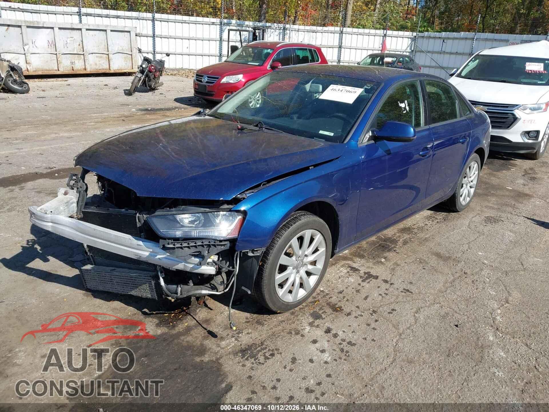 AUDI A4 2013 - WAUBFAFL3DN044160