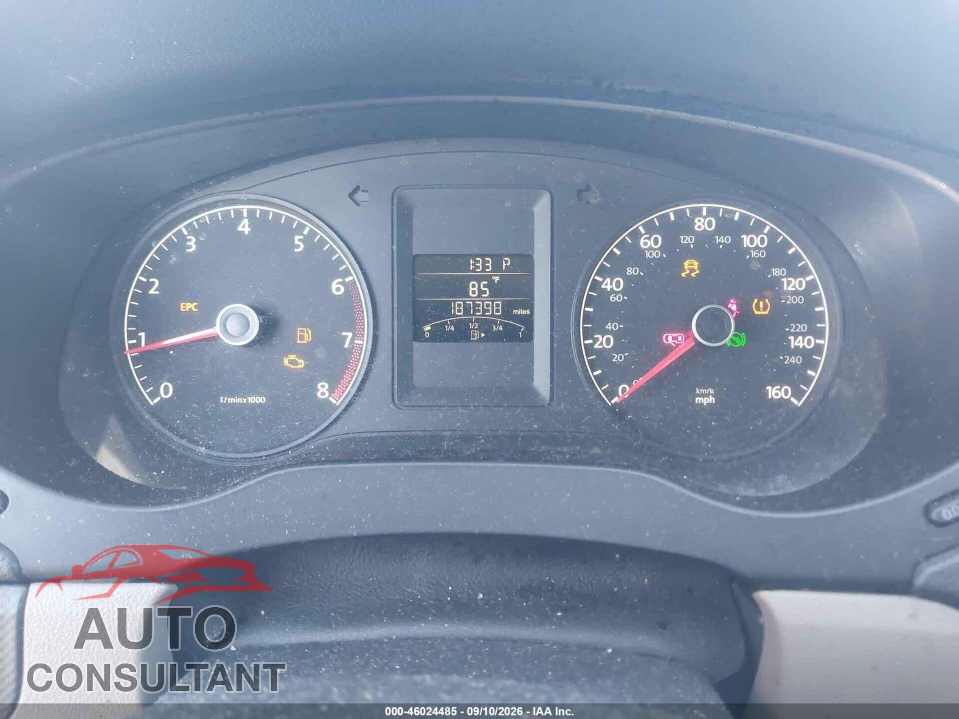 VOLKSWAGEN JETTA 2012 - 3VW2K7AJ5CM335420