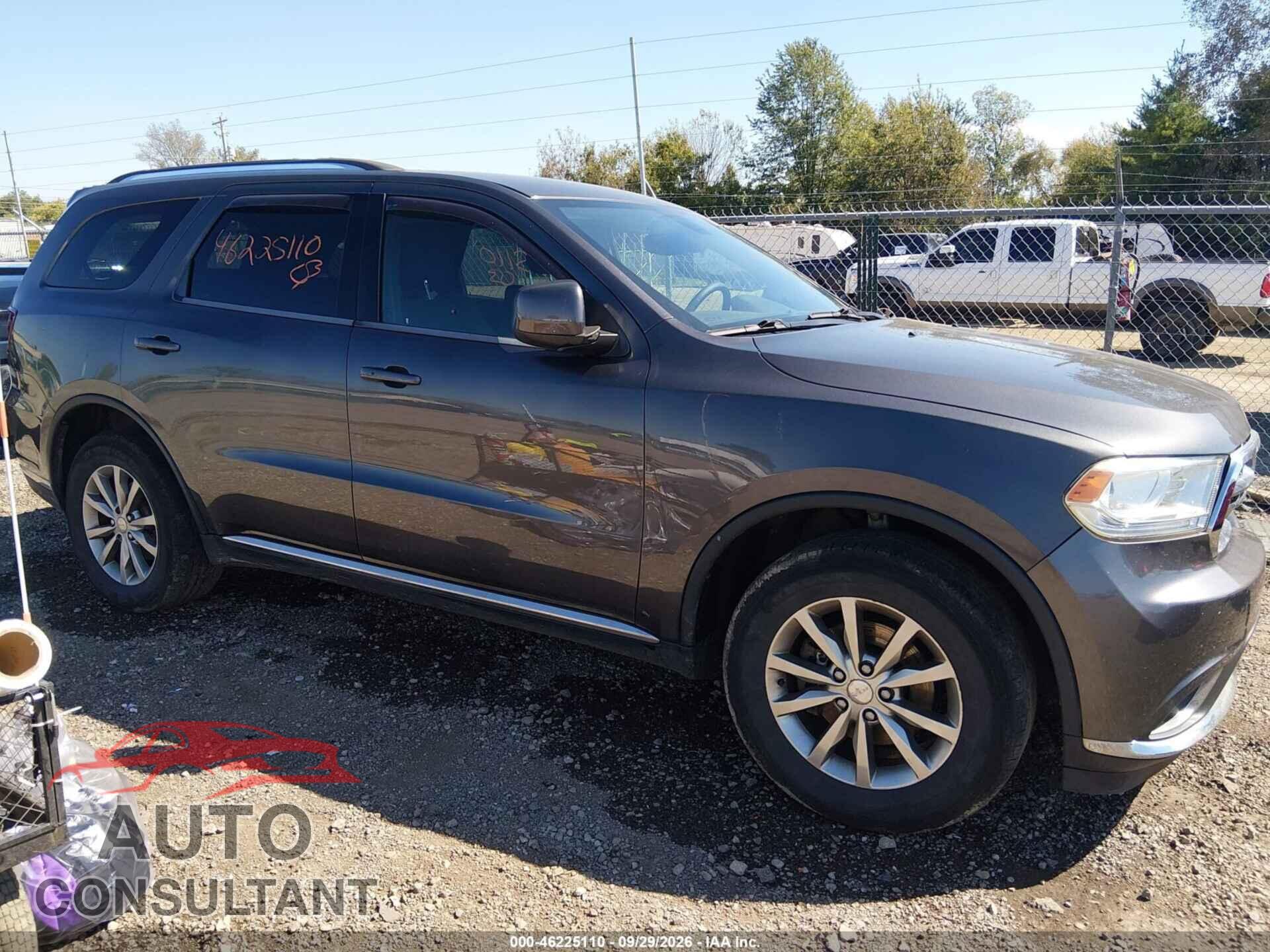 DODGE DURANGO 2017 - 1C4RDJAG6HC833664
