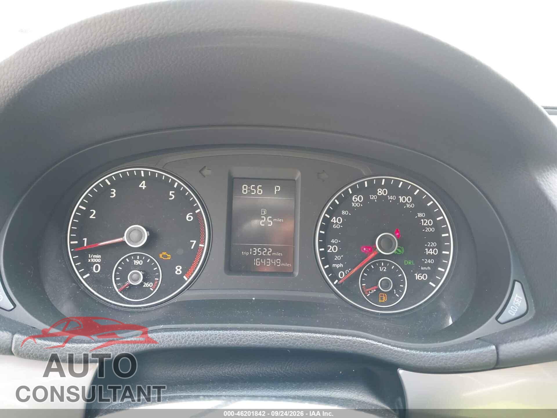 VOLKSWAGEN PASSAT 2013 - 1VWAH7A32DC116235