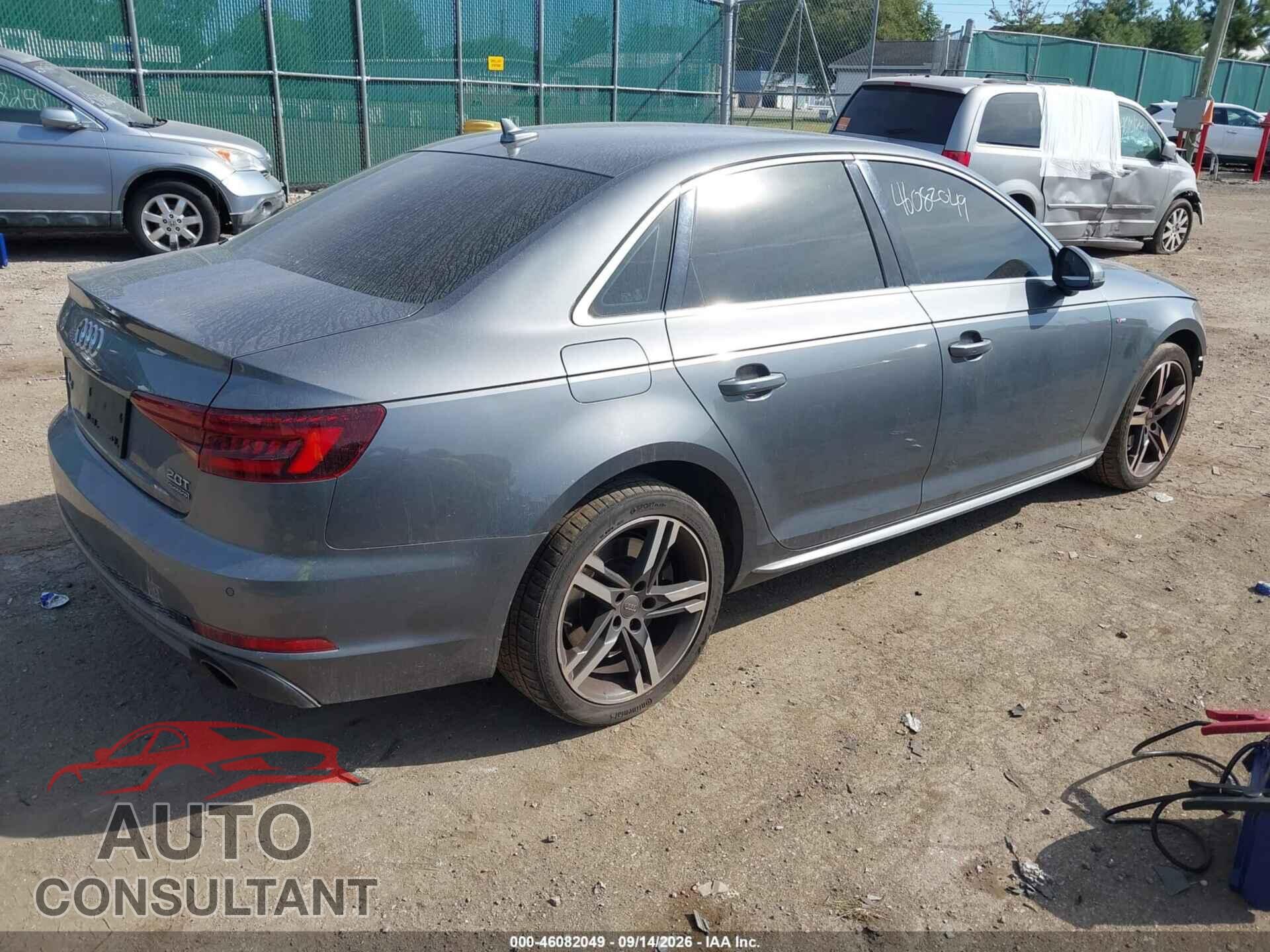 AUDI A4 2018 - WAUENAF45JA149360