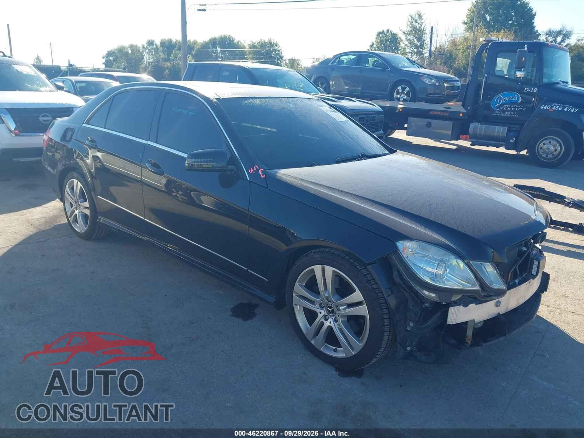 MERCEDES-BENZ E-CLASS 2013 - WDDHF8JB9DA728700