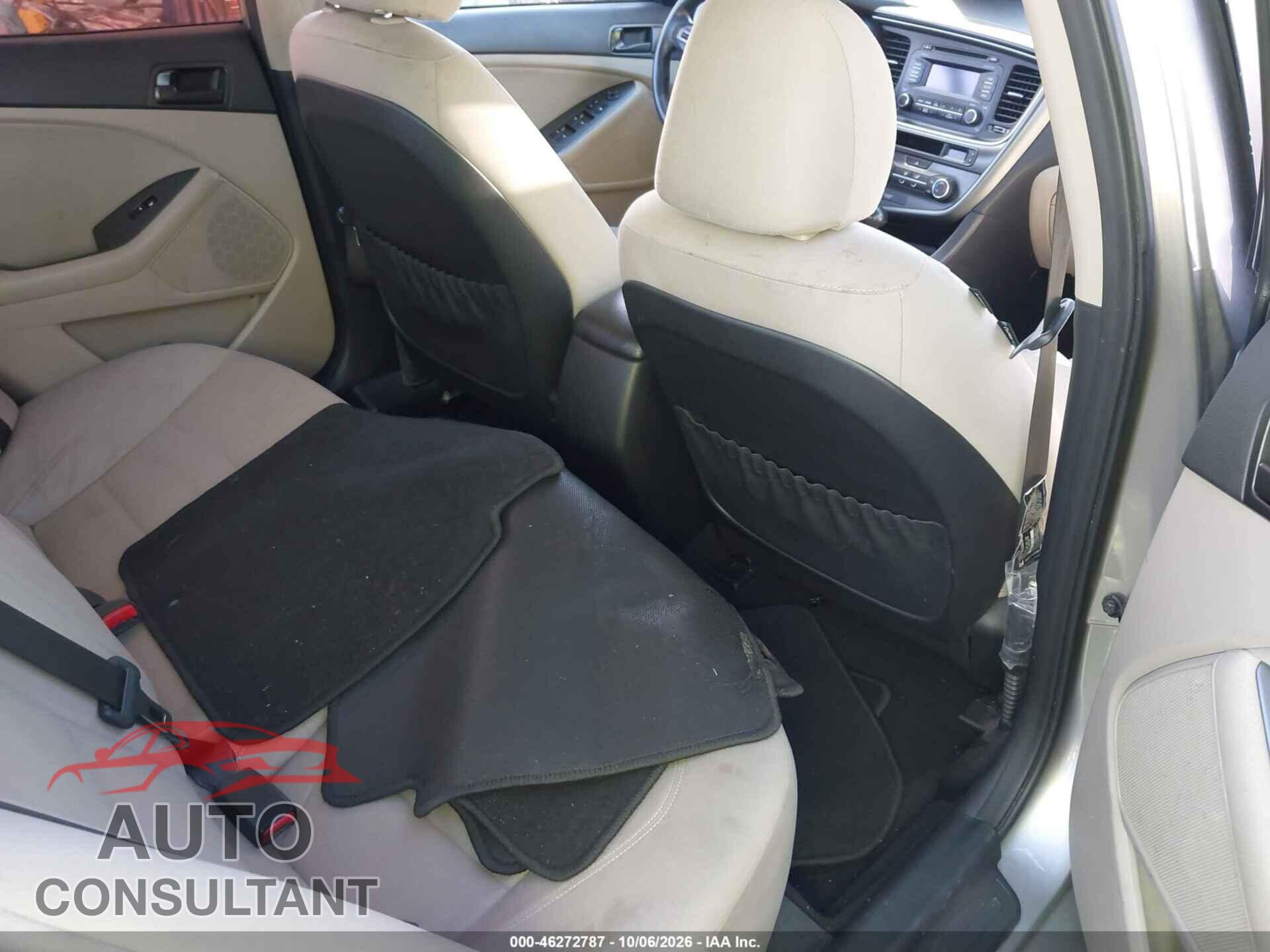 KIA OPTIMA 2015 - KNAGM4A77F5583973