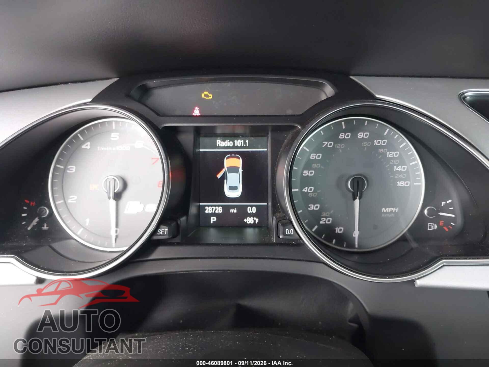 AUDI S5 2016 - WAUC4AFH3GN009516